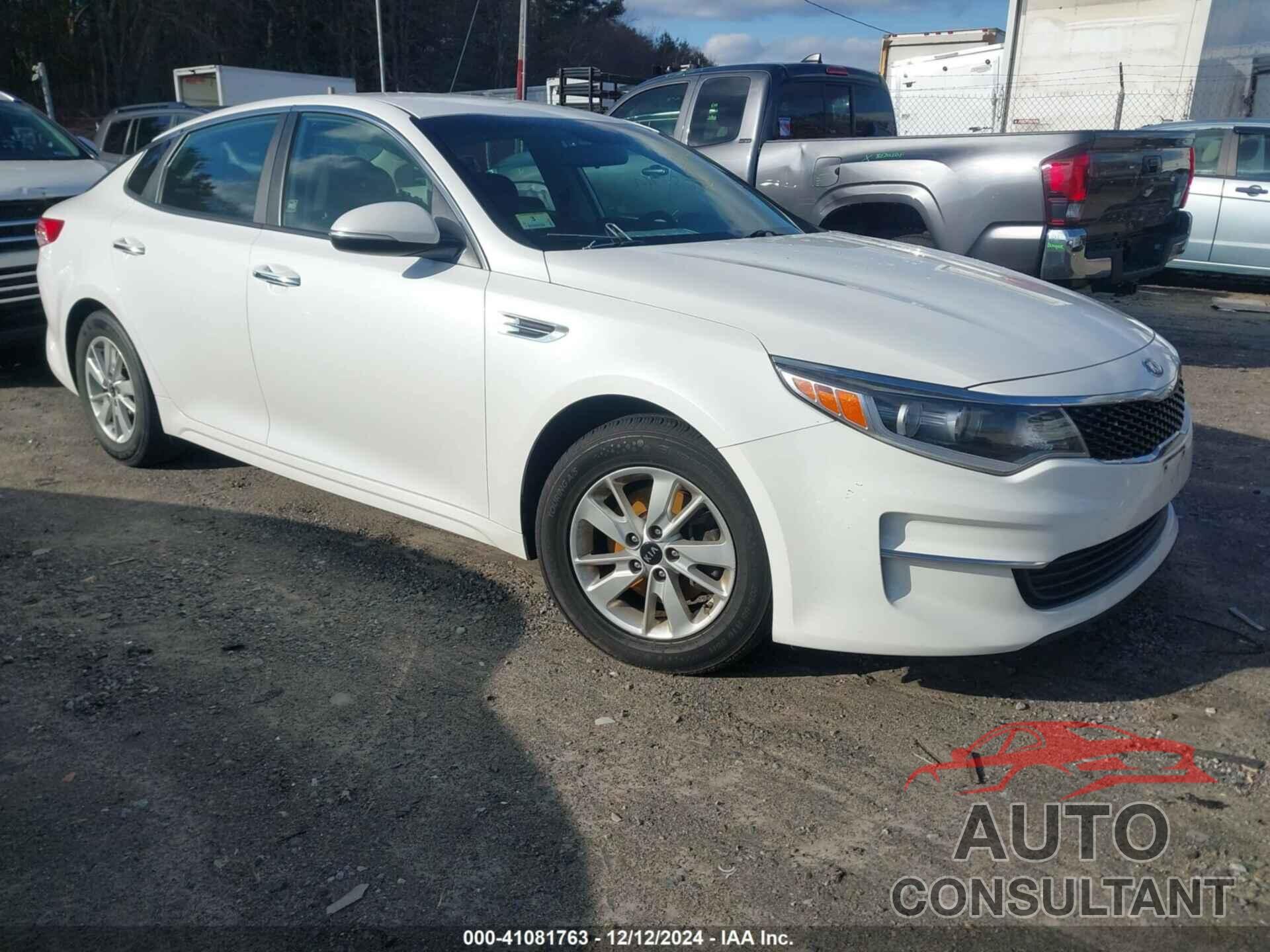 KIA OPTIMA 2016 - KNAGT4L33G5107086