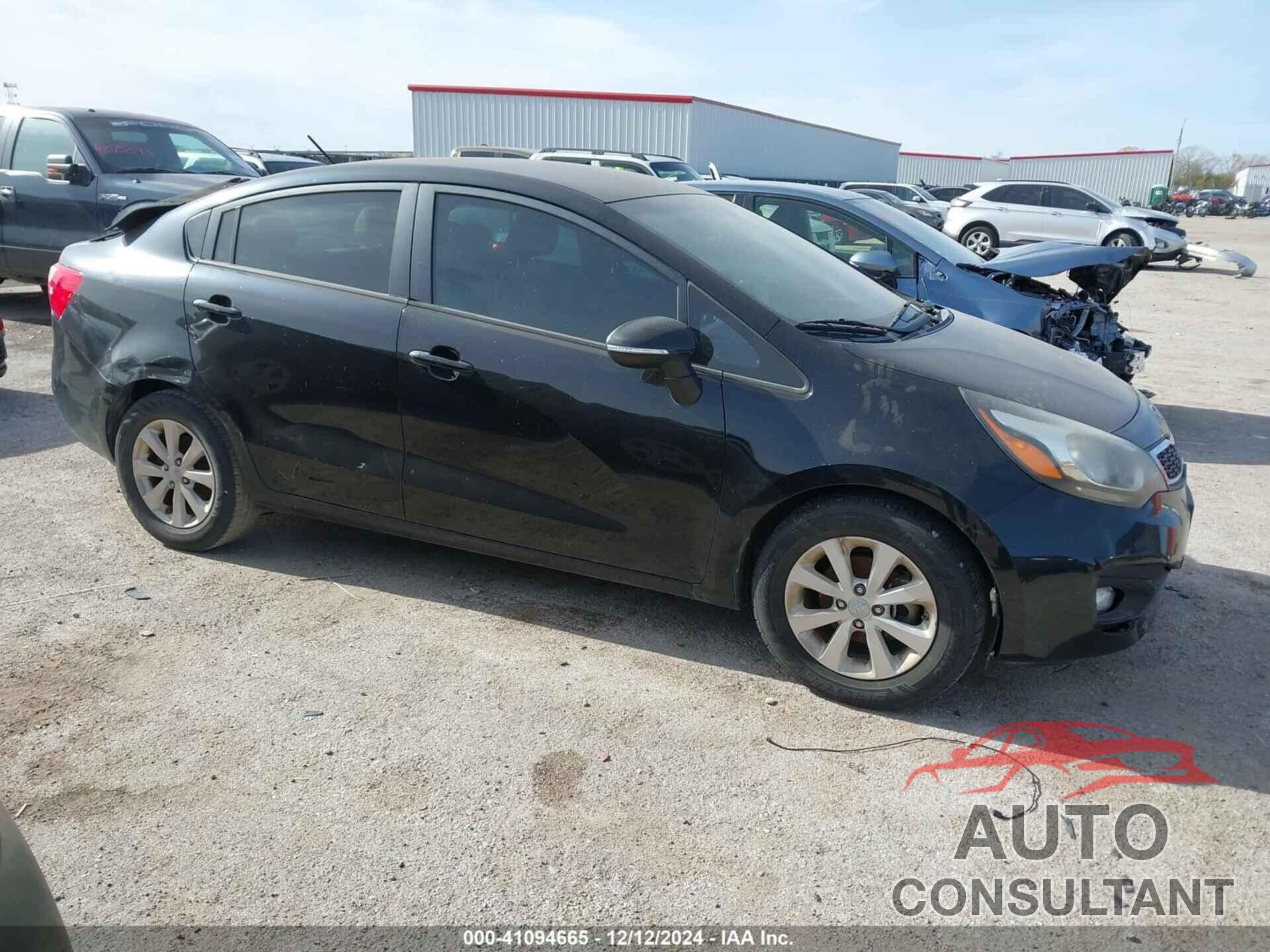 KIA RIO 2013 - KNADN4A39D6096262