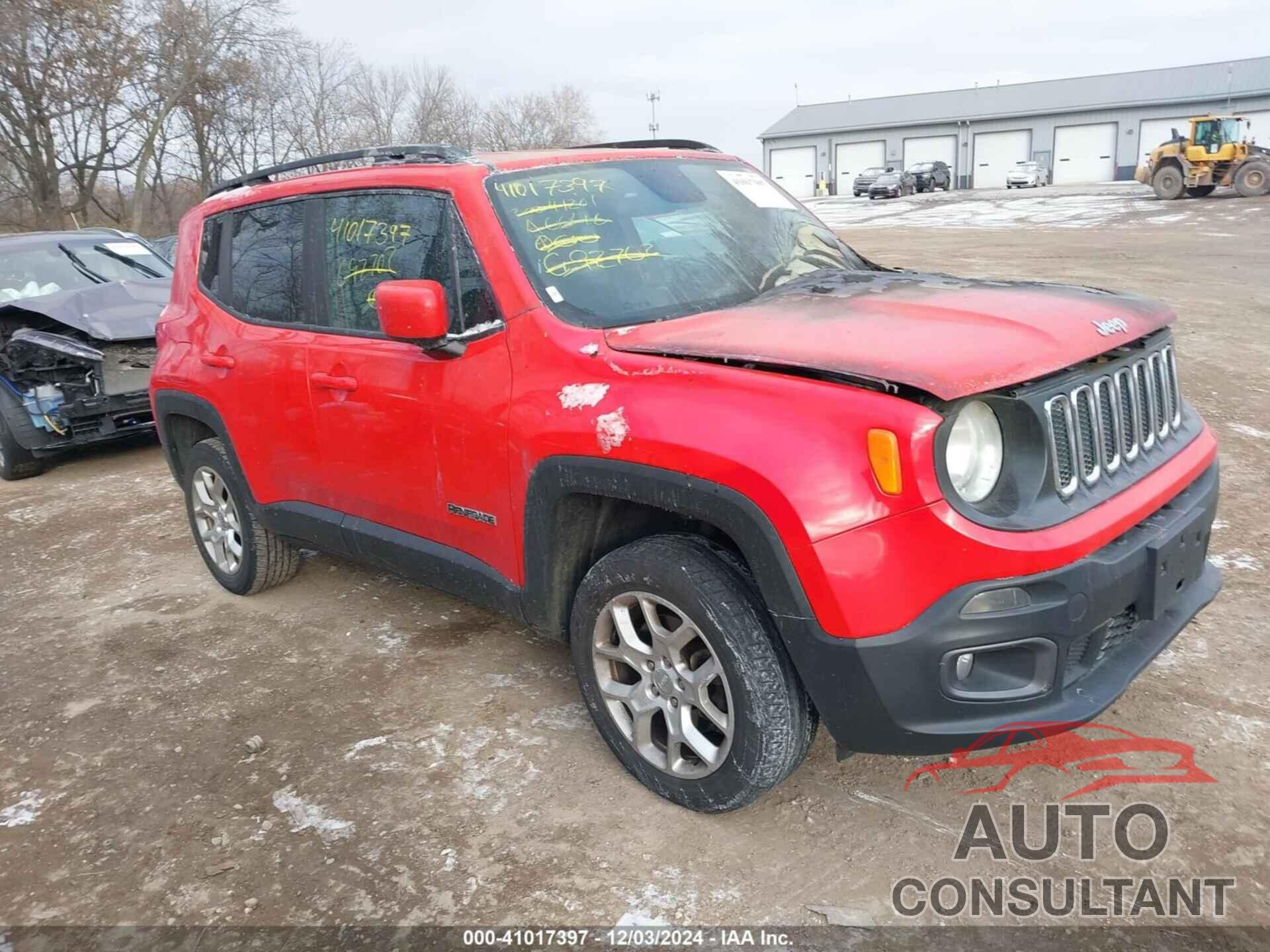 JEEP RENEGADE 2016 - ZACCJBBT7GPC92702