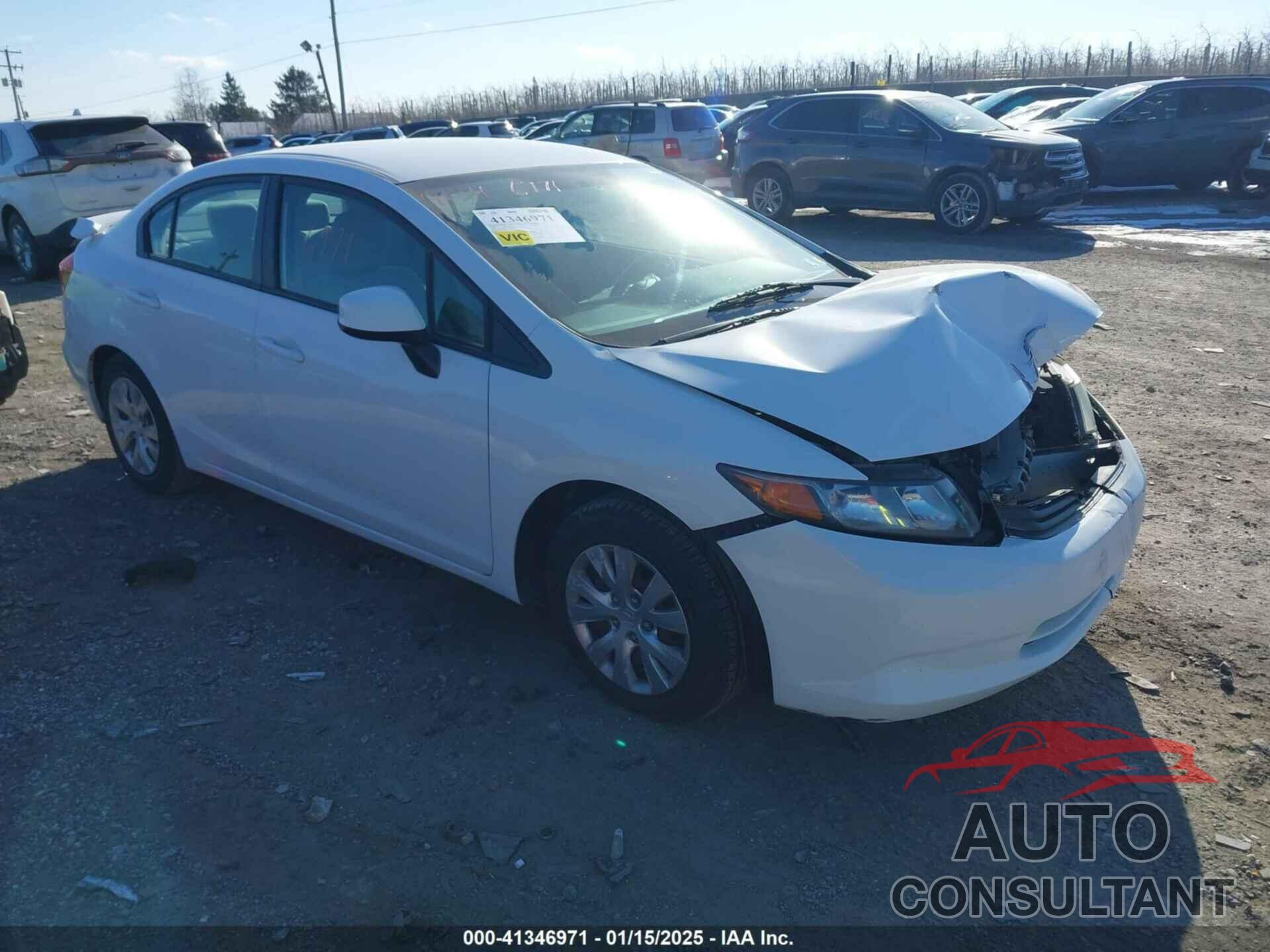 HONDA CIVIC SDN 2012 - 19XFB2F56CE358962