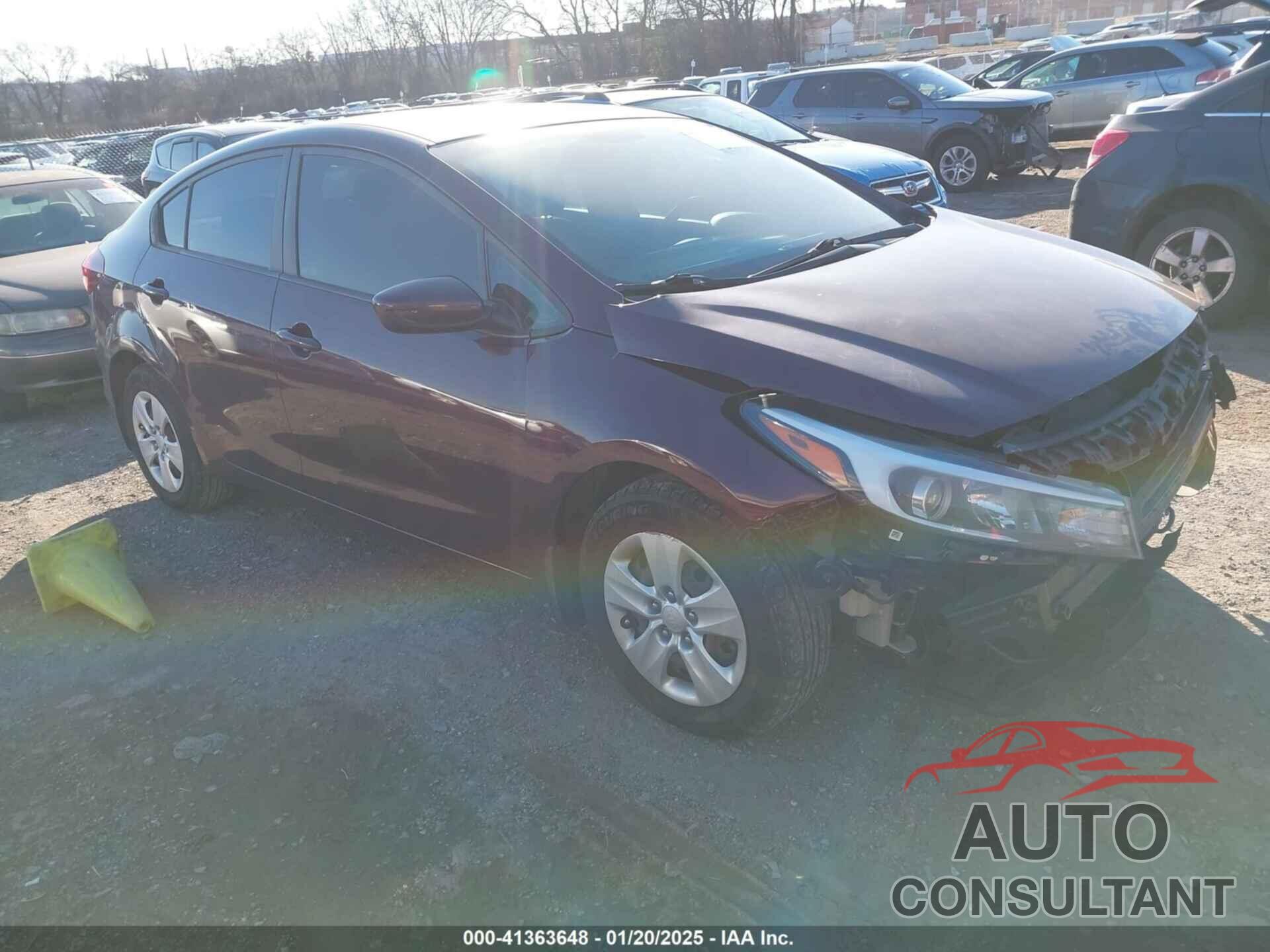 KIA FORTE 2017 - 3KPFK4A73HE046688