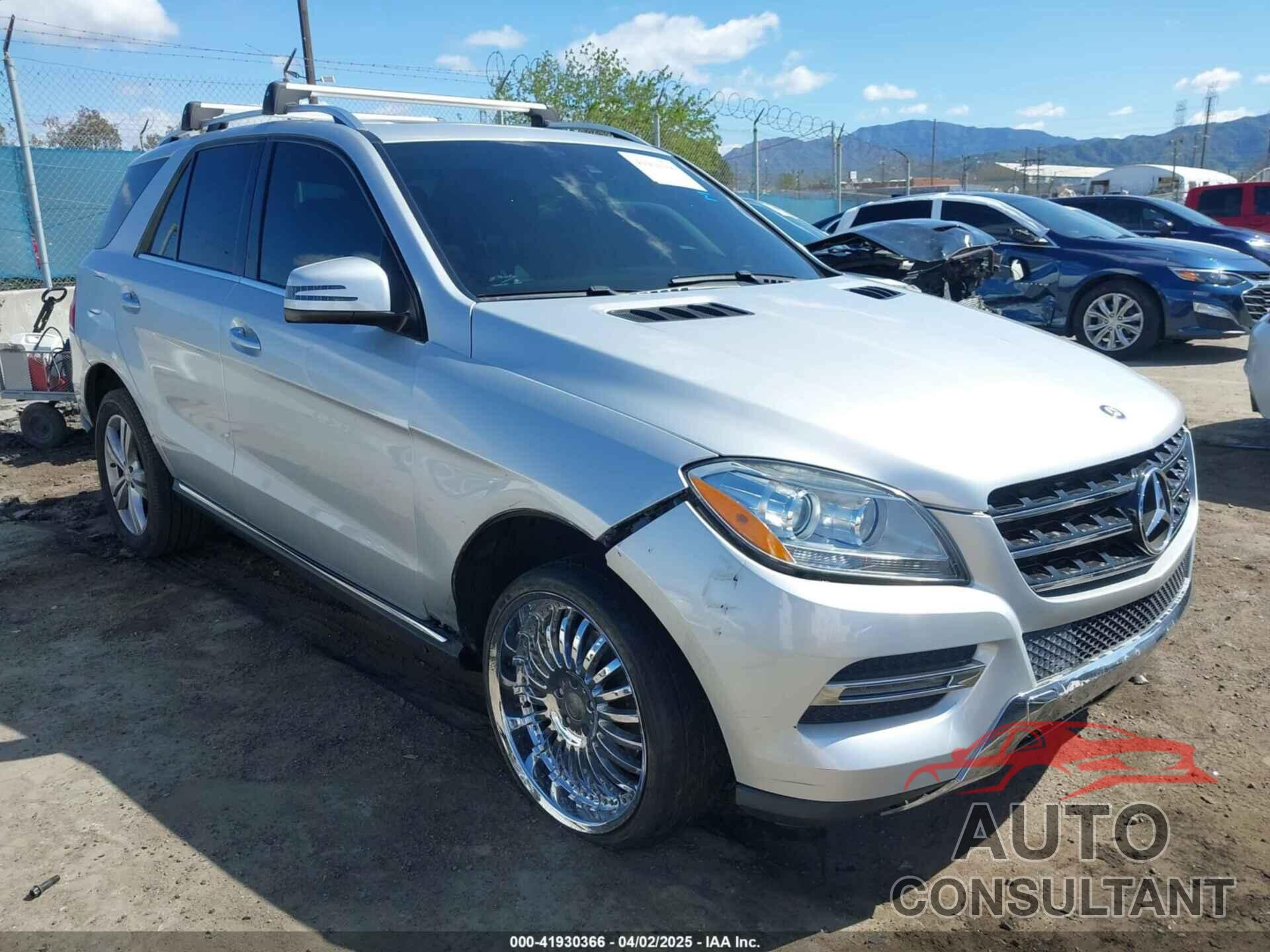 MERCEDES-BENZ ML 350 BLUETEC 2014 - 4JGDA2EBXEA397945