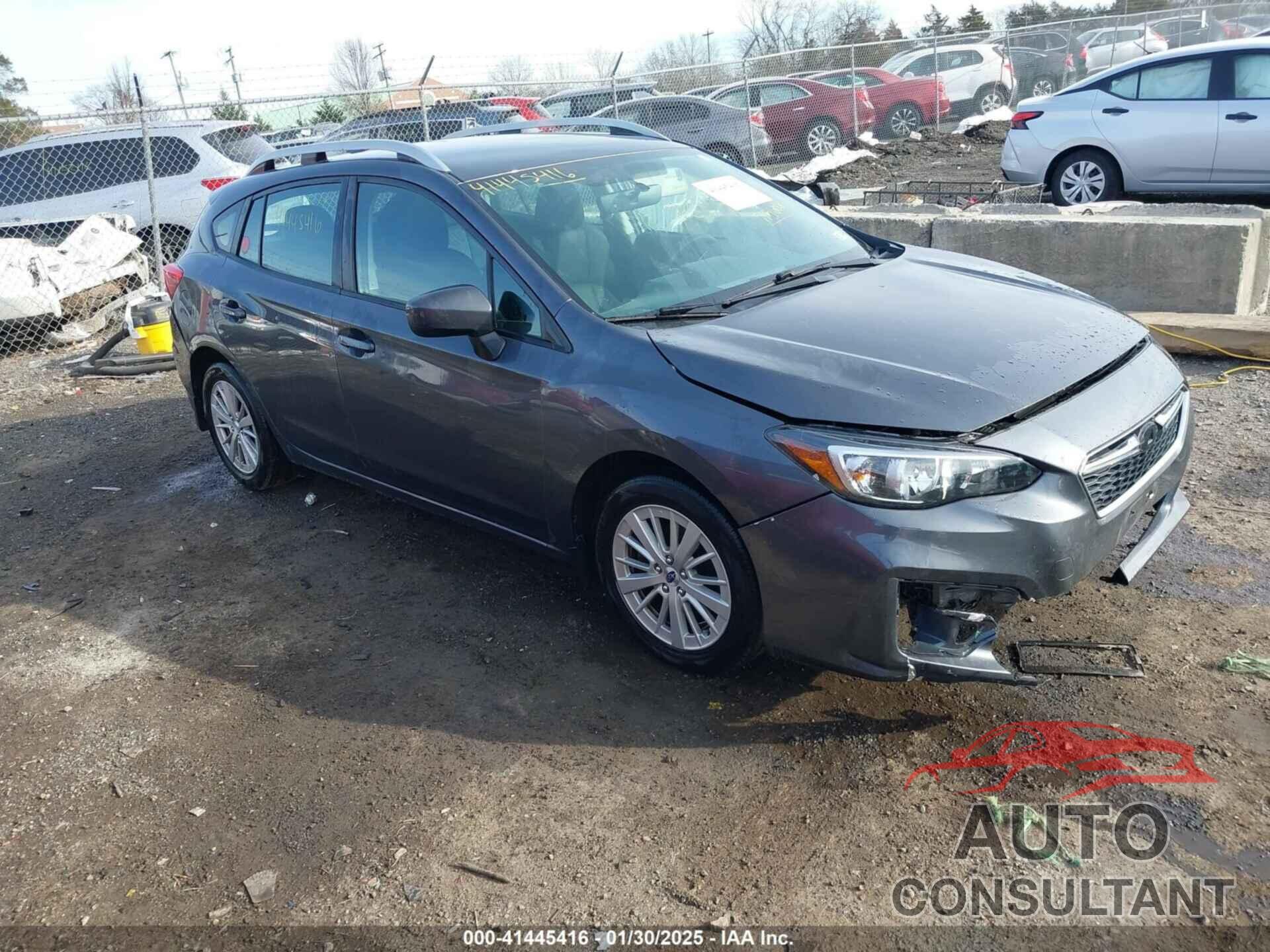 SUBARU IMPREZA 2018 - 4S3GTAB68J3715606