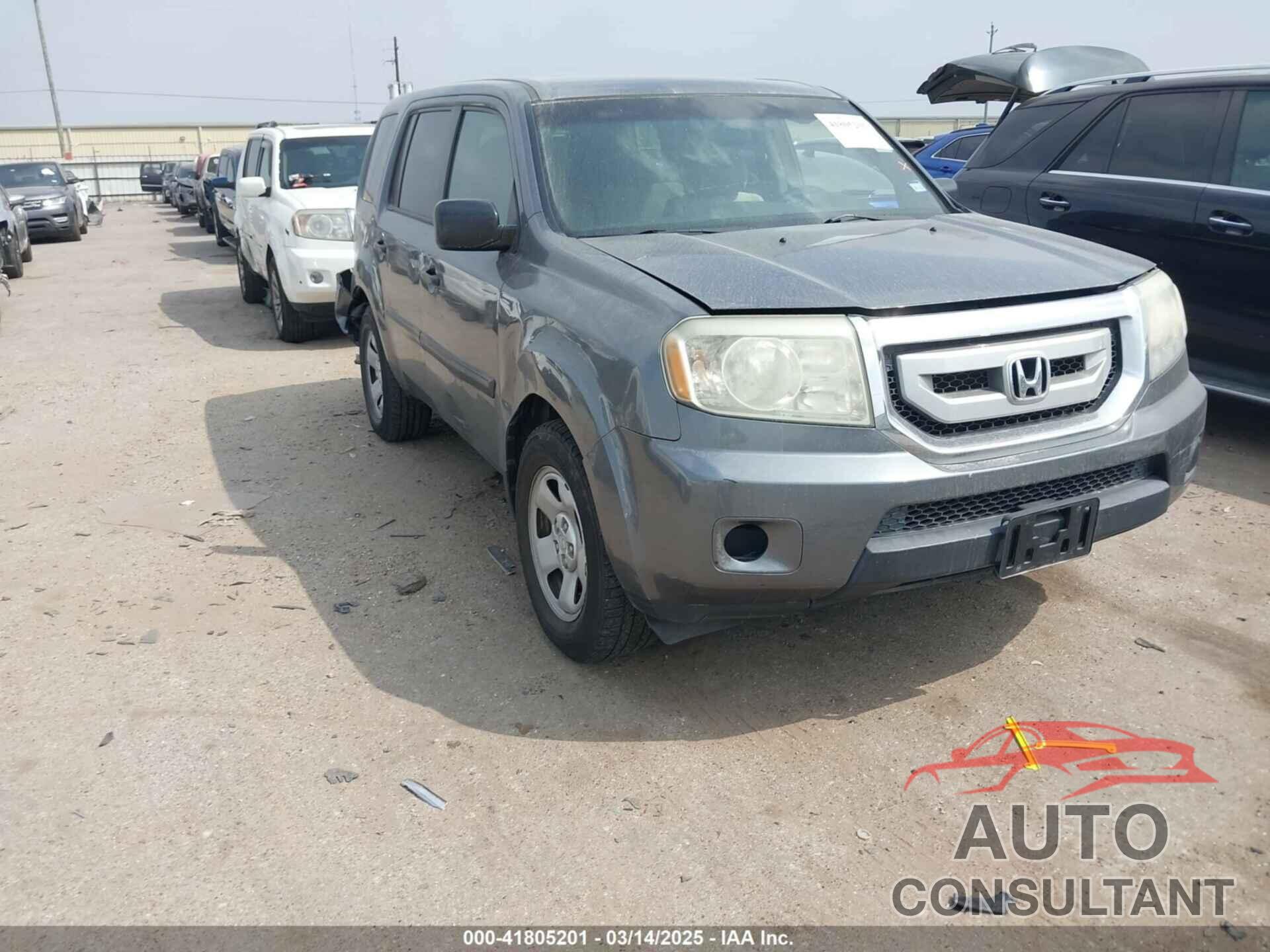 HONDA PILOT 2011 - 5FNYF4H24BB098145