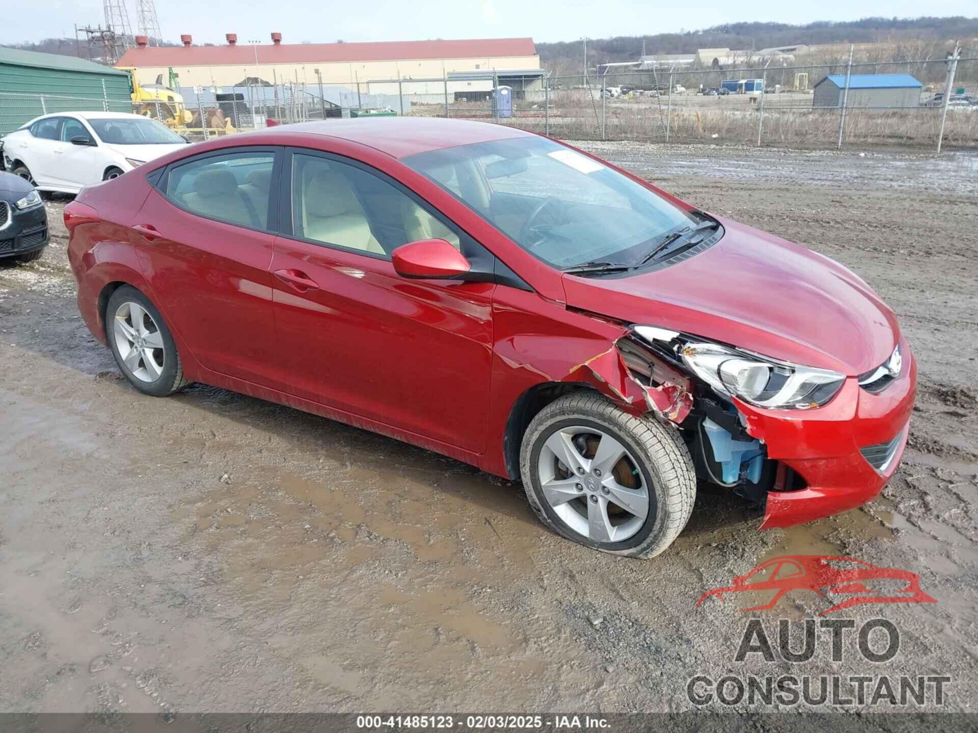 HYUNDAI ELANTRA 2011 - KMHDH4AE0BU148507