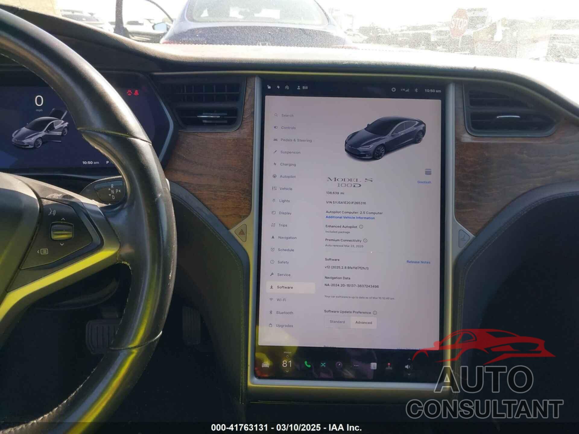 TESLA MODEL S 2018 - 5YJSA1E20JF265316
