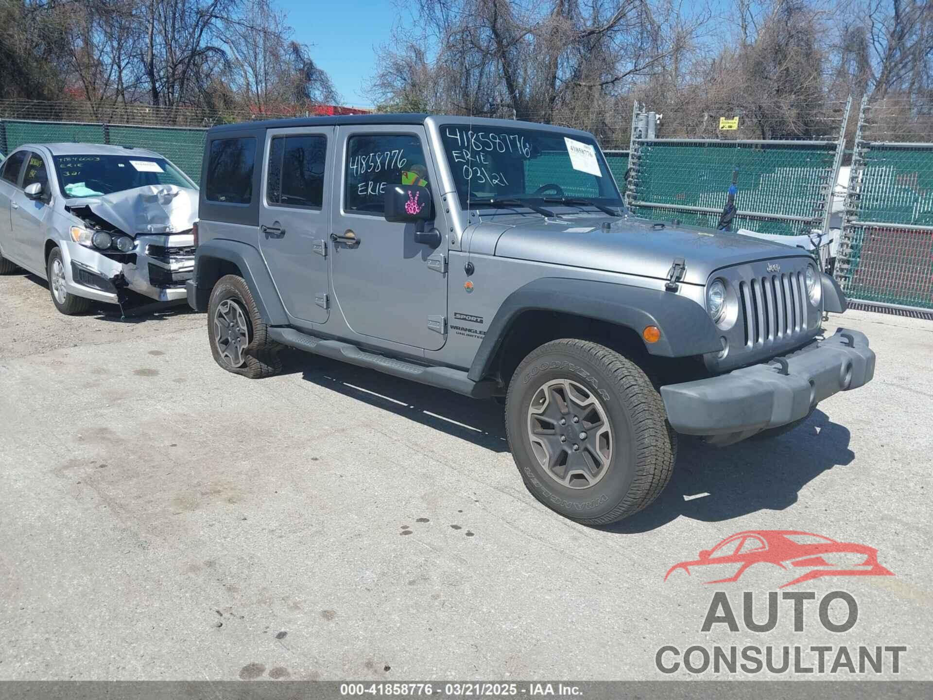 JEEP WRANGLER UNLIMITED 2017 - 1C4BJWDGXHL557654