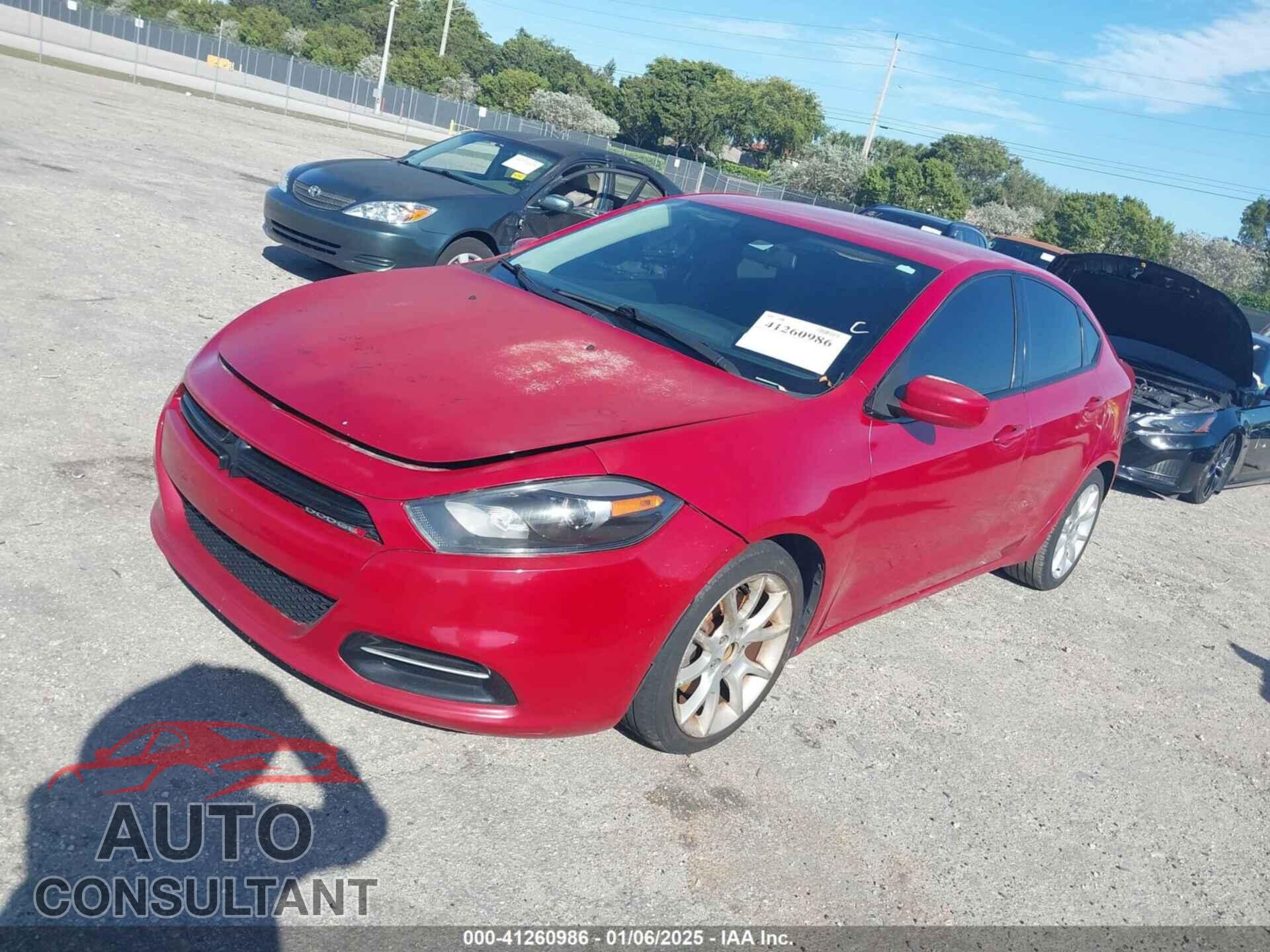 DODGE DART 2014 - 1C3CDFBB1ED748084