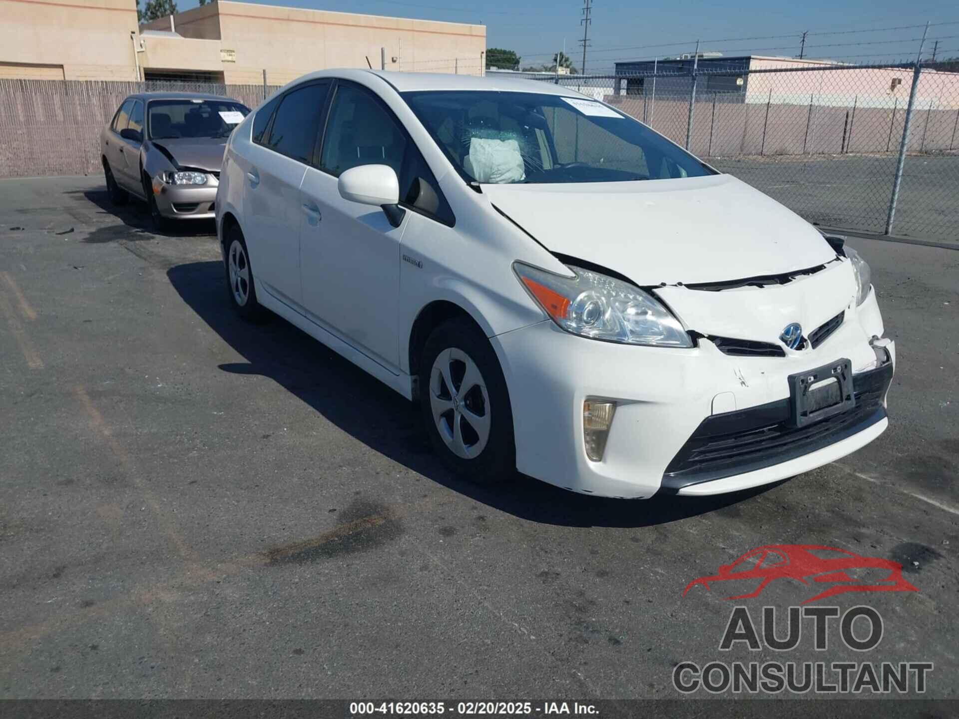 TOYOTA PRIUS 2012 - JTDKN3DUXC0335537