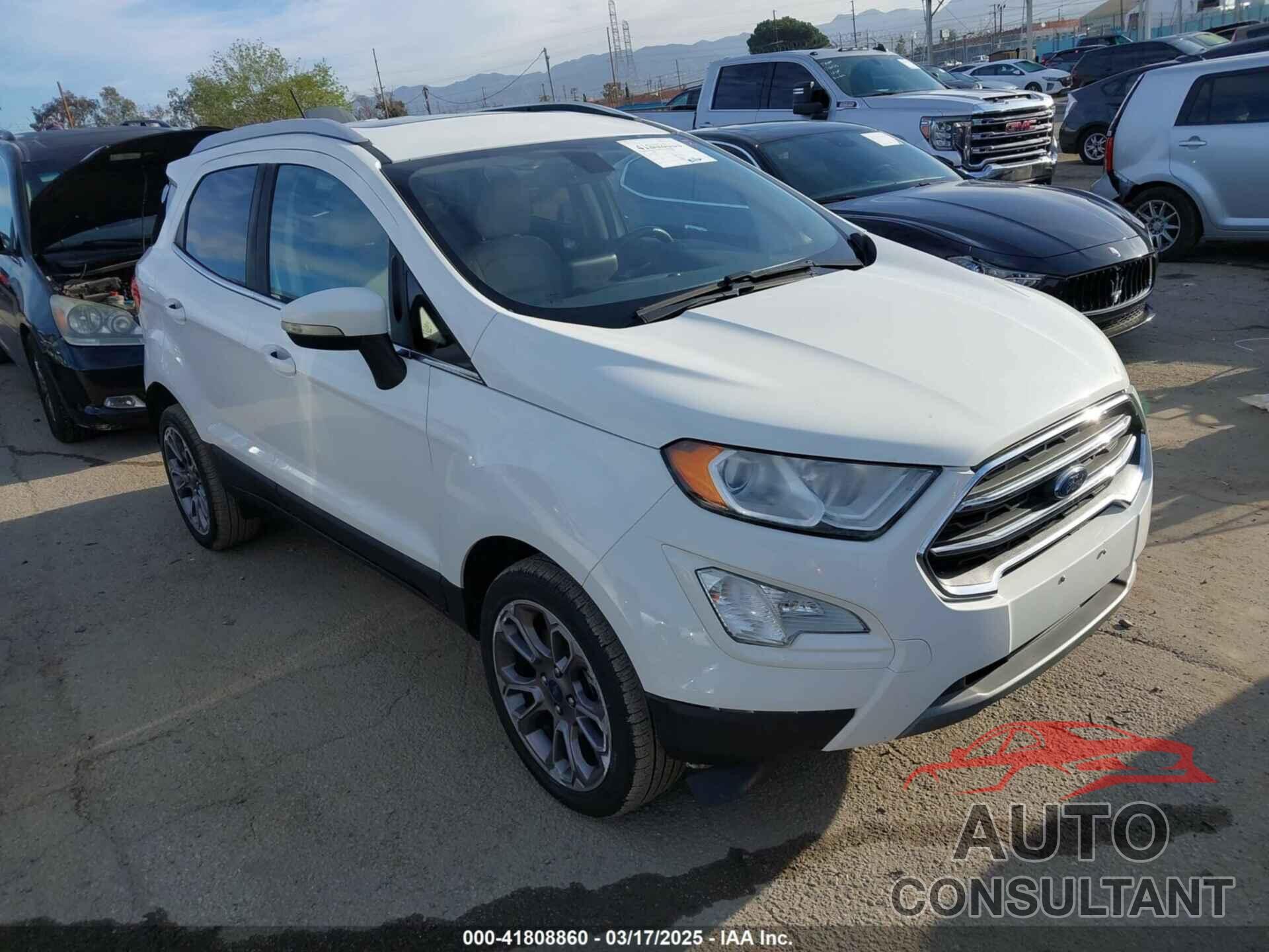 FORD ECOSPORT 2018 - MAJ6P1WL5JC211732
