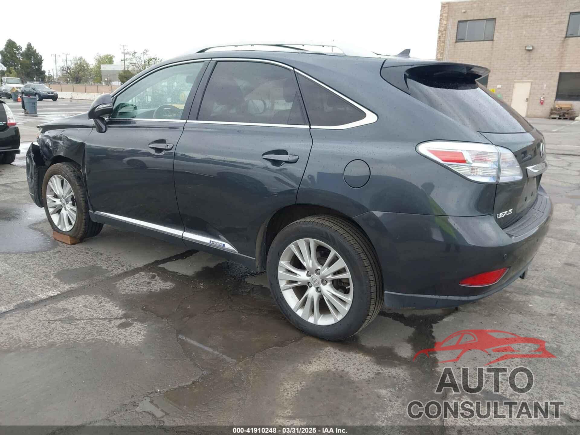 LEXUS RX 450H 2010 - JTJBC1BA7A2415024