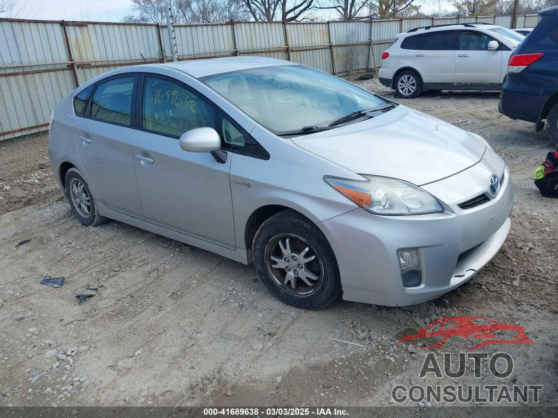 TOYOTA PRIUS 2010 - JTDKN3DUXA0099453