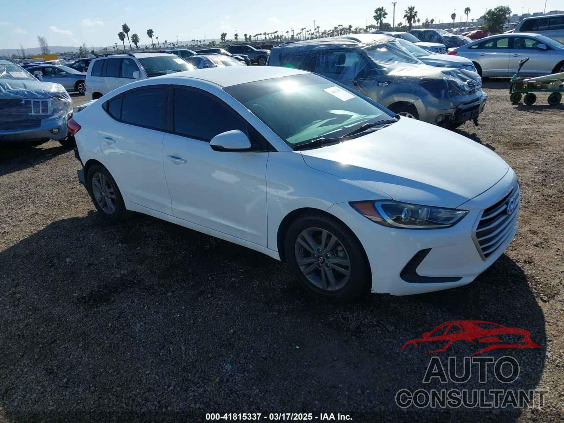 HYUNDAI ELANTRA 2017 - 5NPD84LF8HH046952