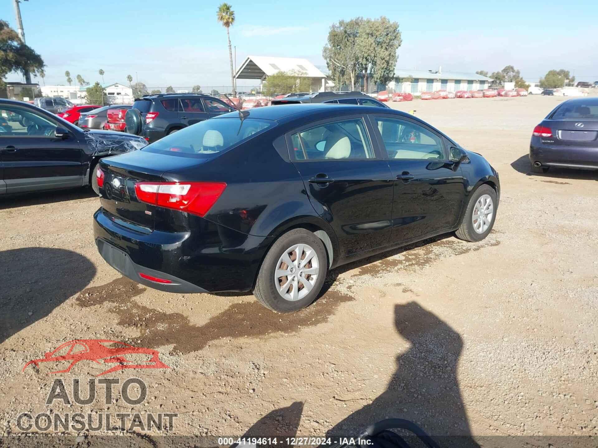 KIA RIO 2013 - KNADM4A31D6288052