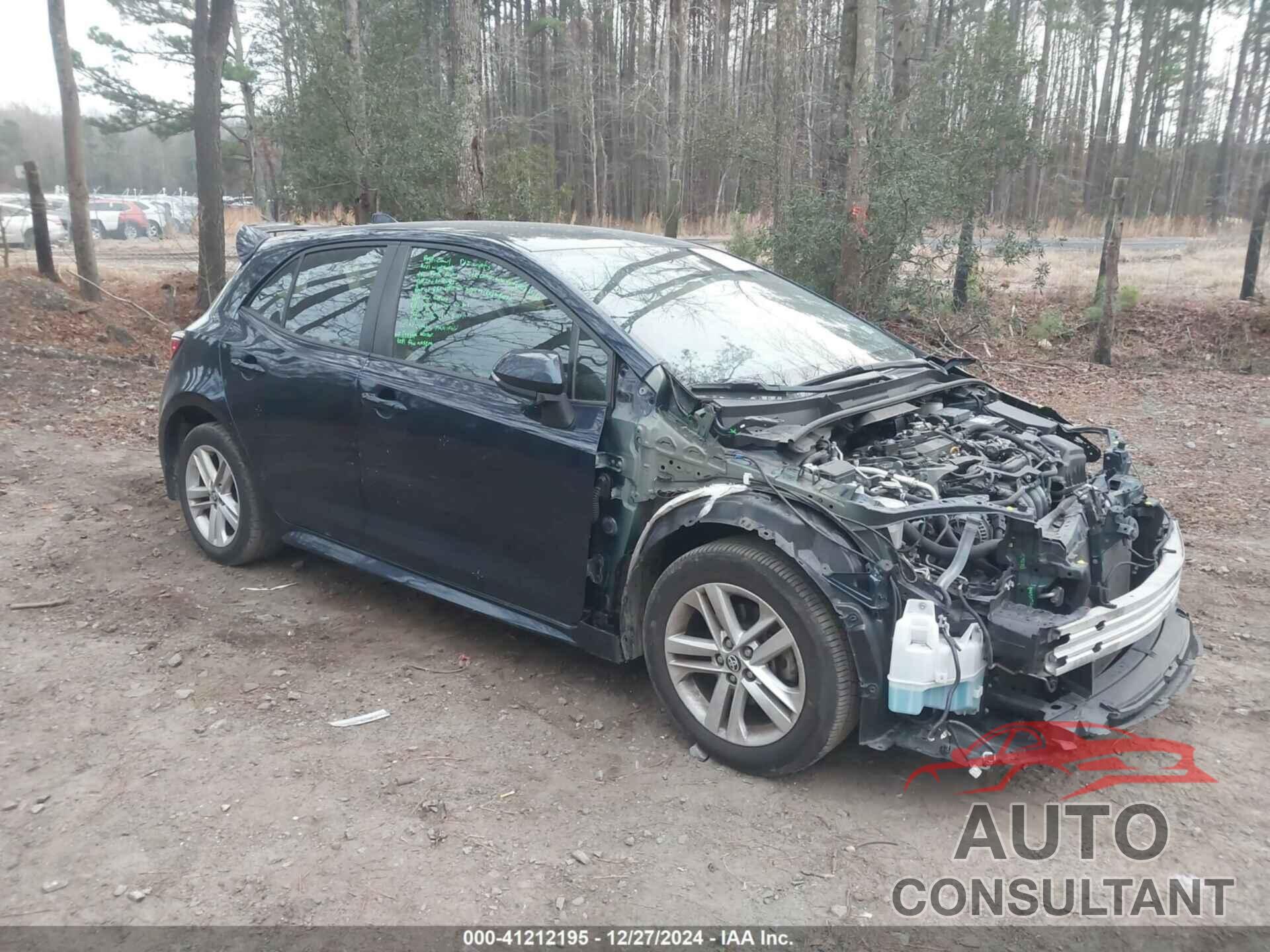 TOYOTA COROLLA 2020 - JTND4RBE8L3075532