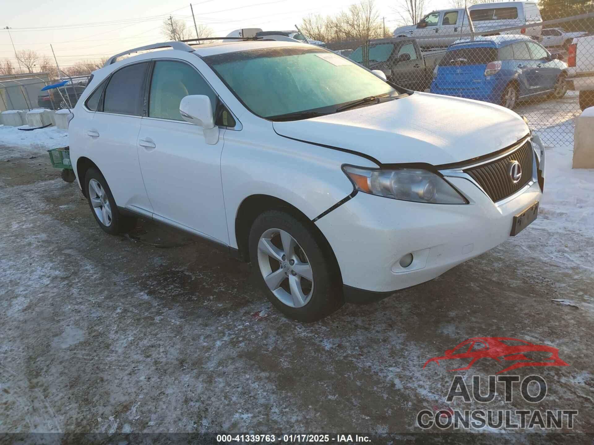 LEXUS RX 350 2010 - 2T2BK1BA0AC071362
