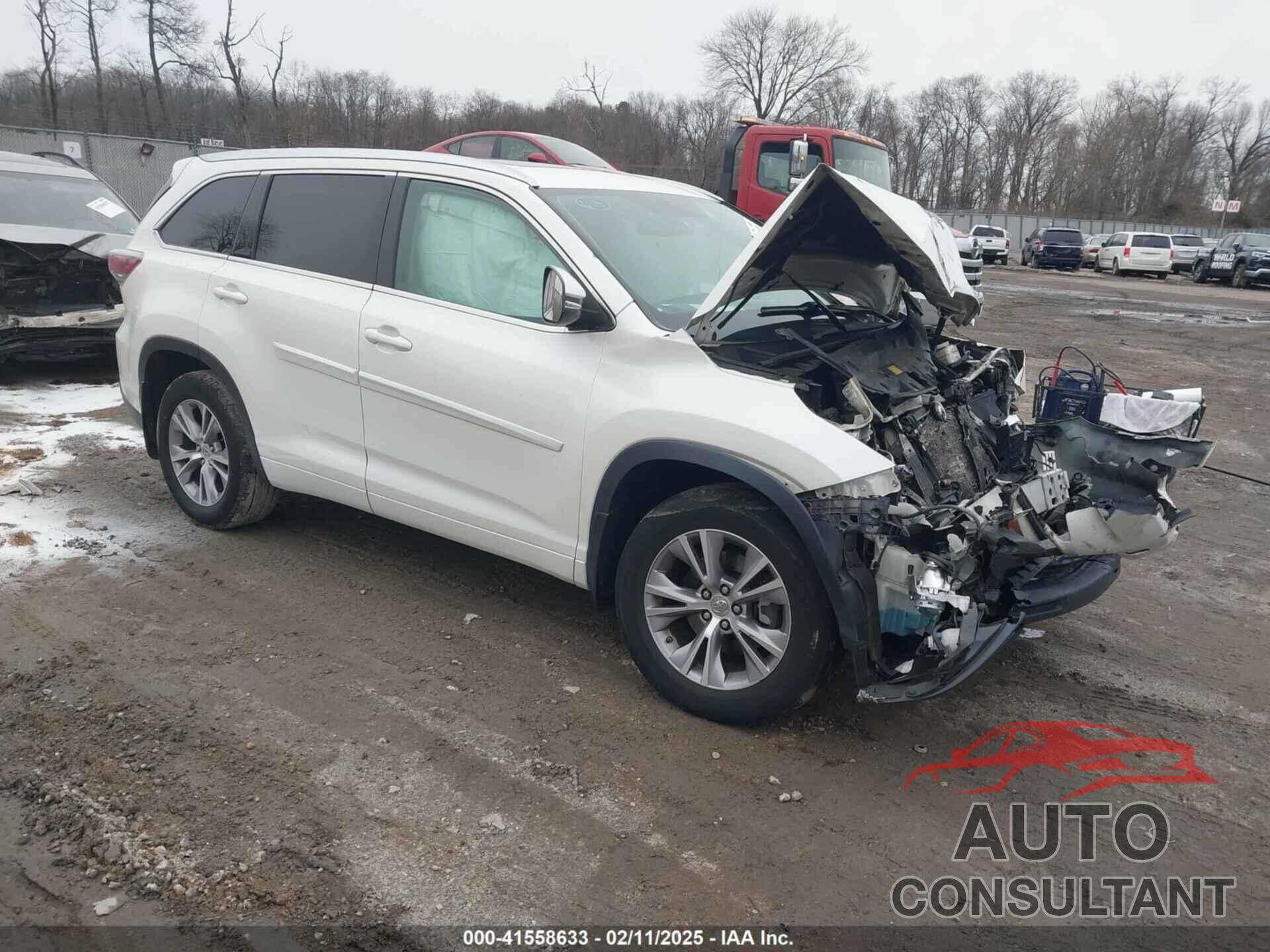 TOYOTA HIGHLANDER 2014 - 5TDJKRFH9ES051193