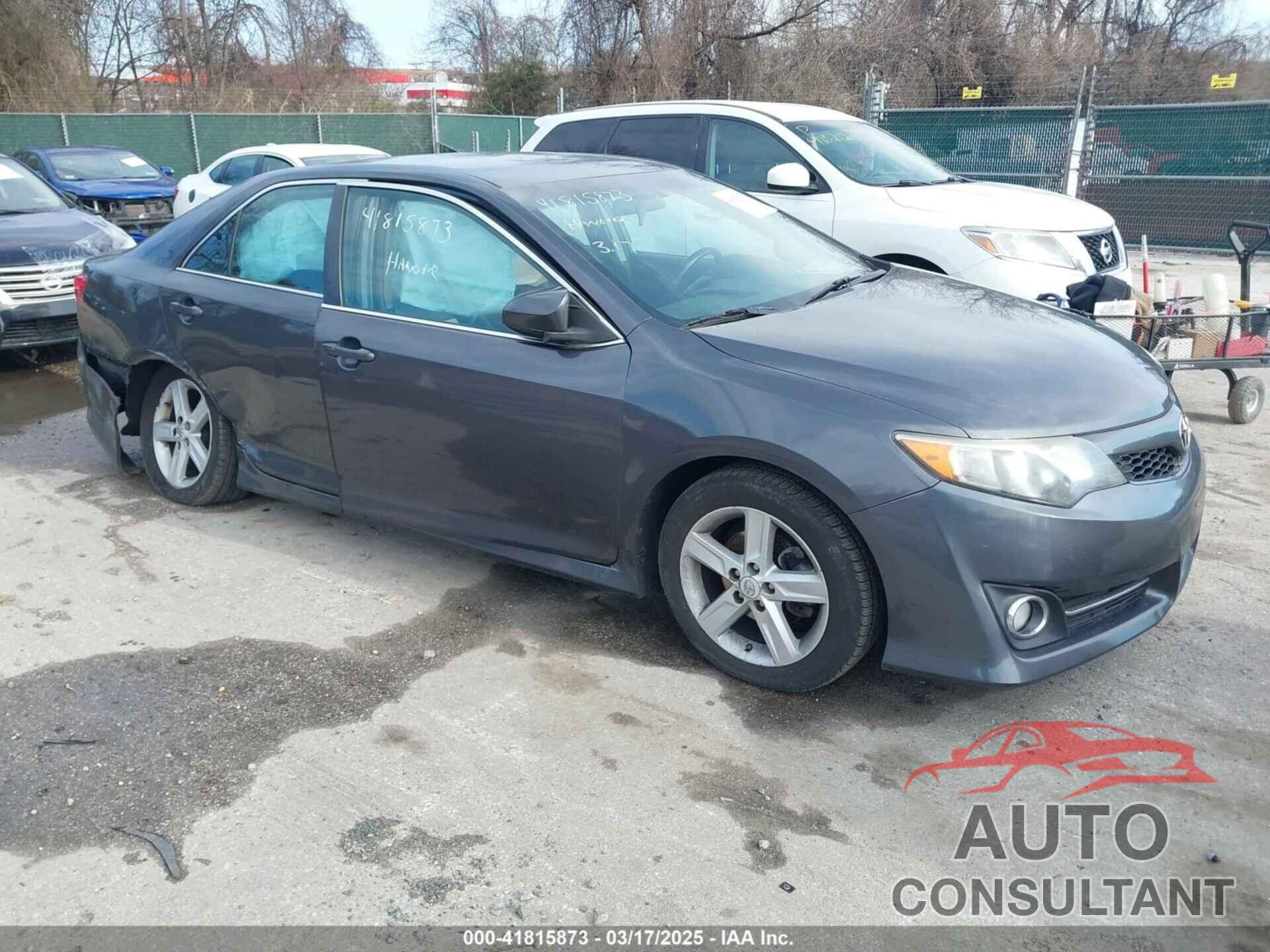 TOYOTA CAMRY 2012 - 4T1BF1FK1CU094016