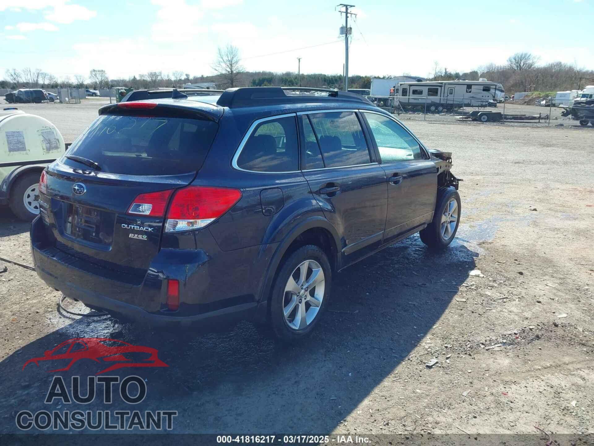 SUBARU OUTBACK 2014 - 4S4BRBLC9E3280339