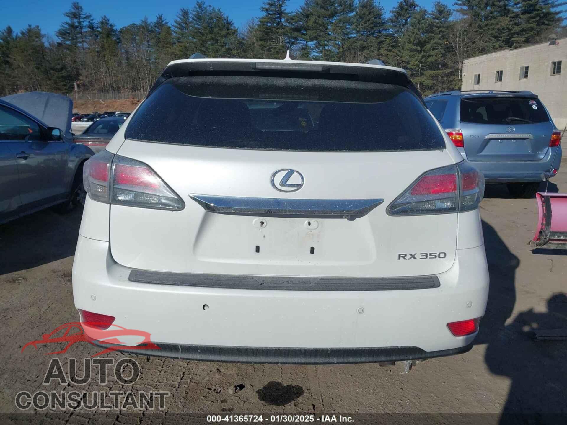 LEXUS RX 350 2013 - 2T2BK1BA6DC188416