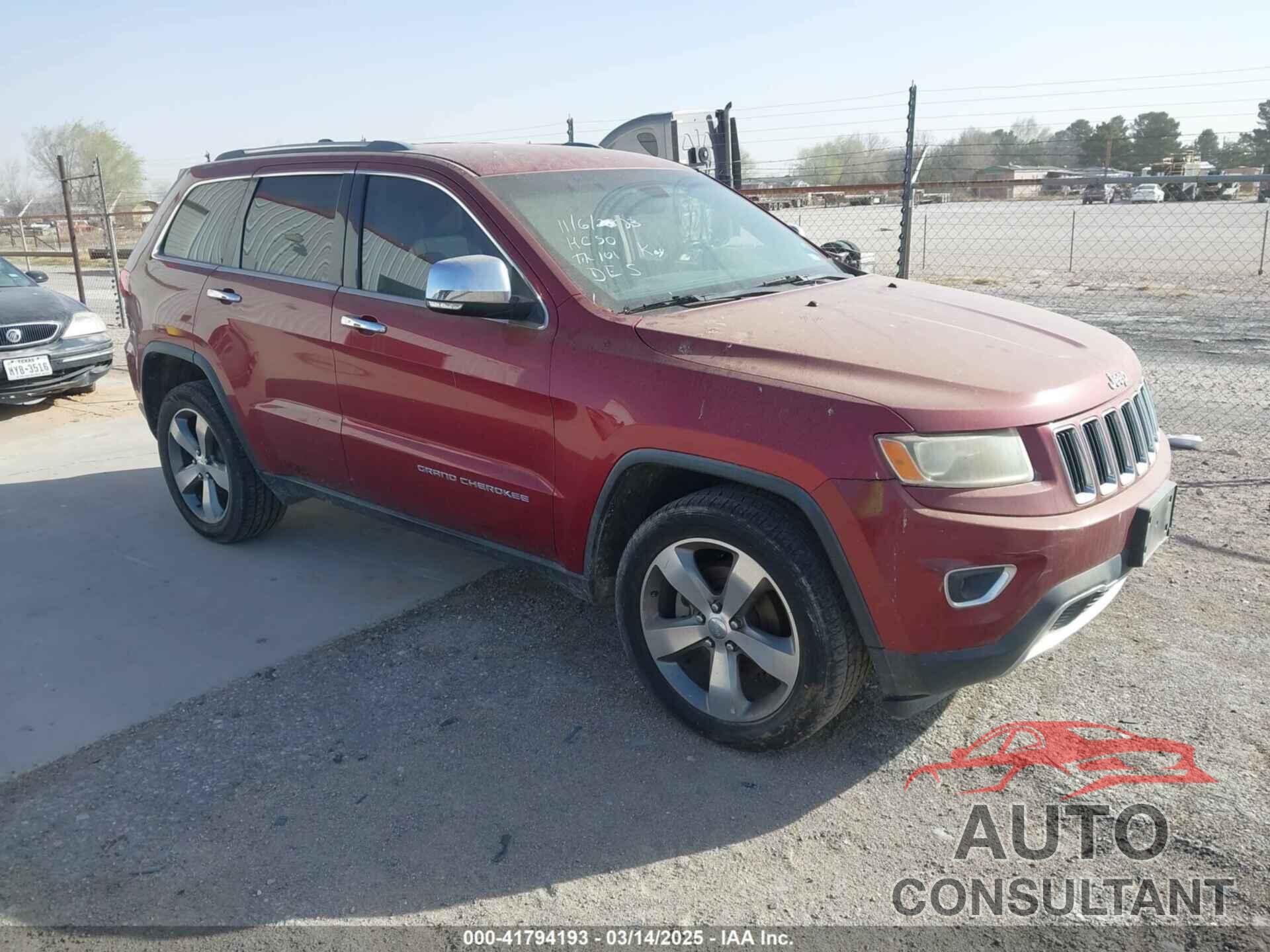 JEEP GRAND CHEROKEE 2014 - 1C4RJFBG4EC155187