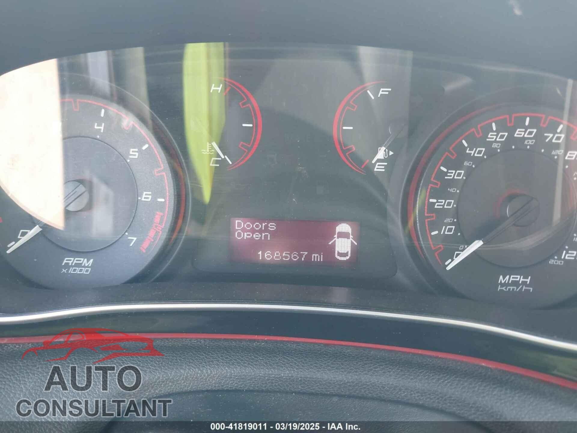 DODGE DART 2015 - 1C3CDFBB5FD407191
