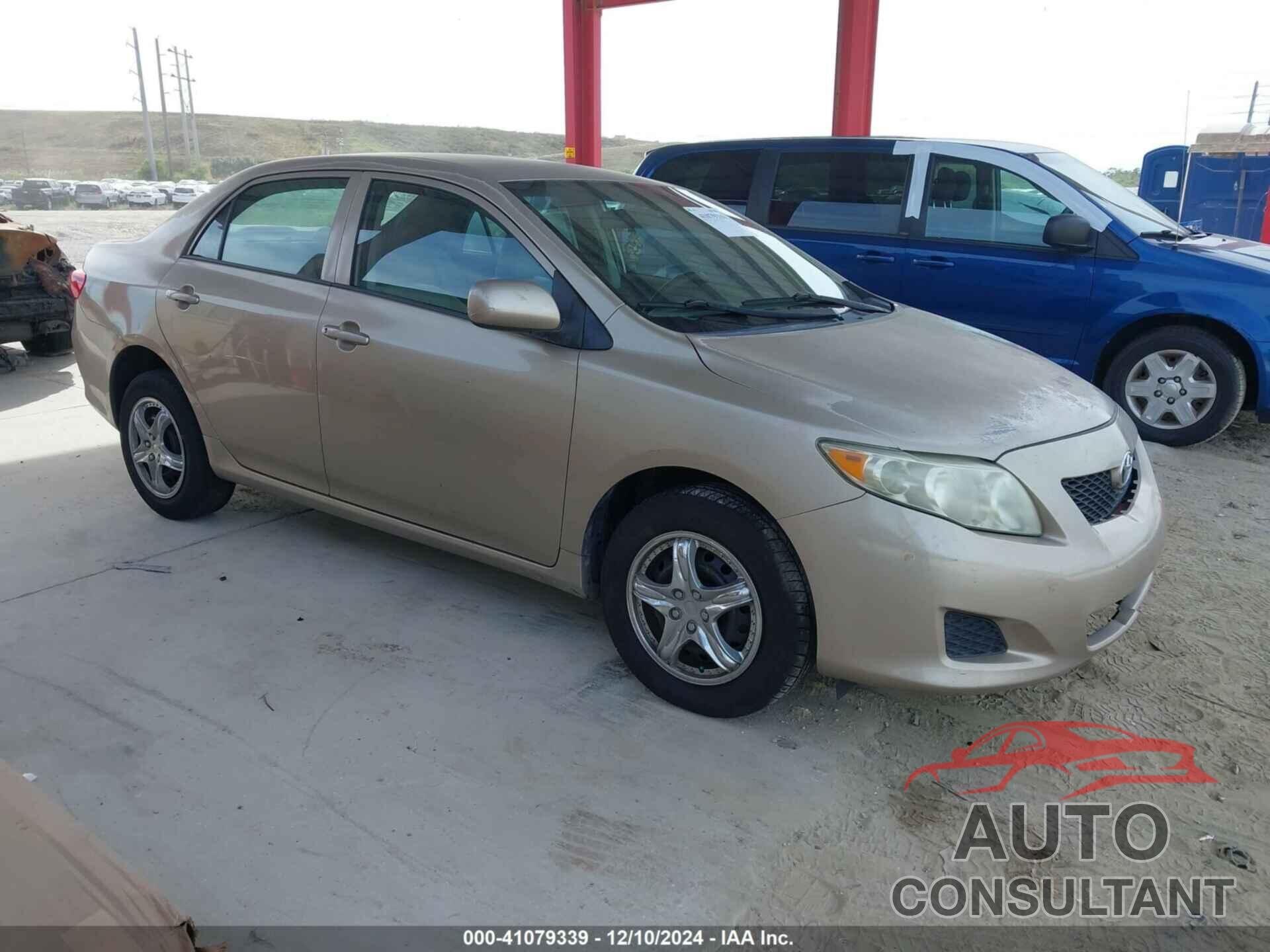 TOYOTA COROLLA 2009 - 2T1BU40E79C149122