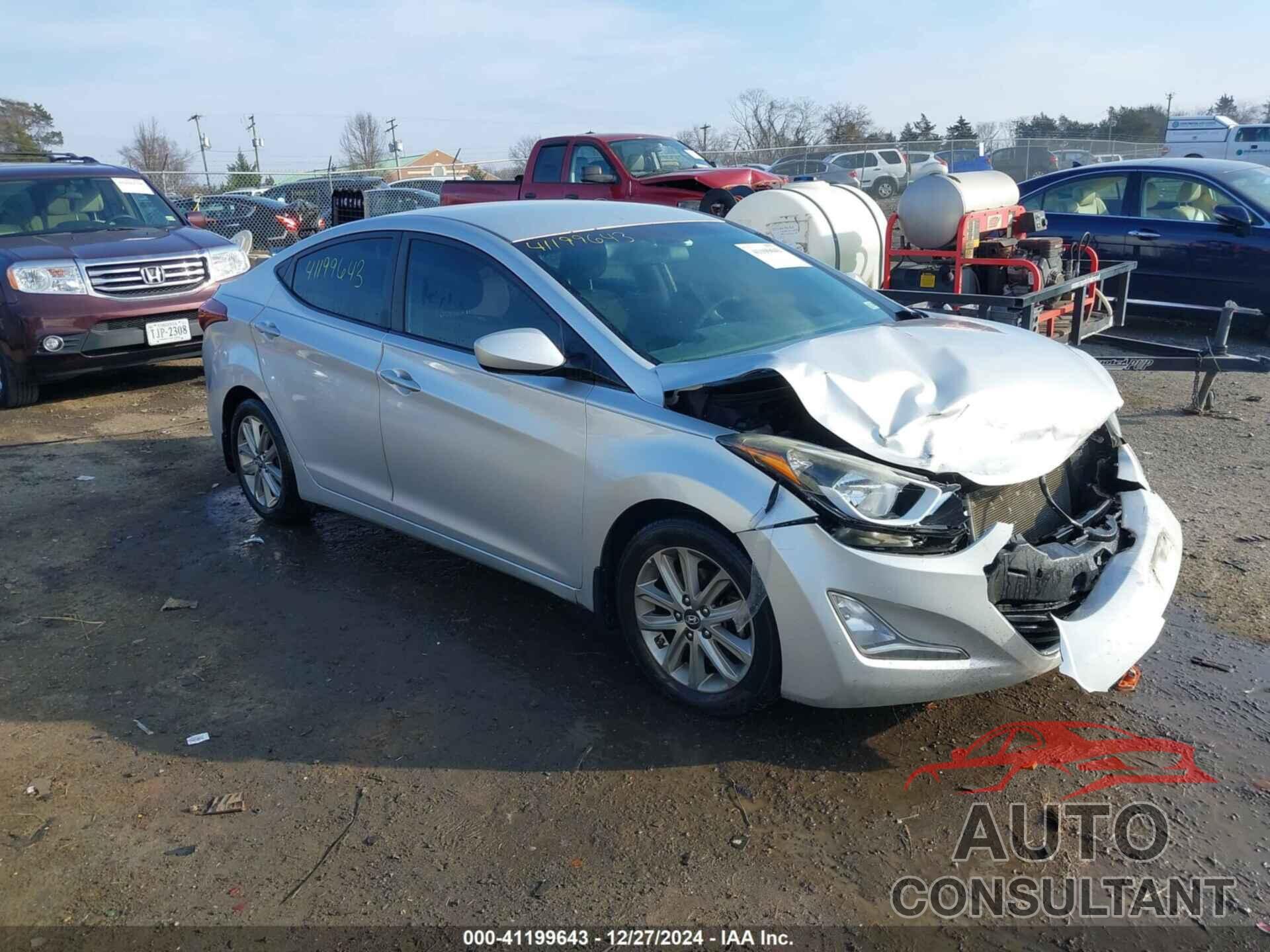 HYUNDAI ELANTRA 2016 - 5NPDH4AEXGH677792