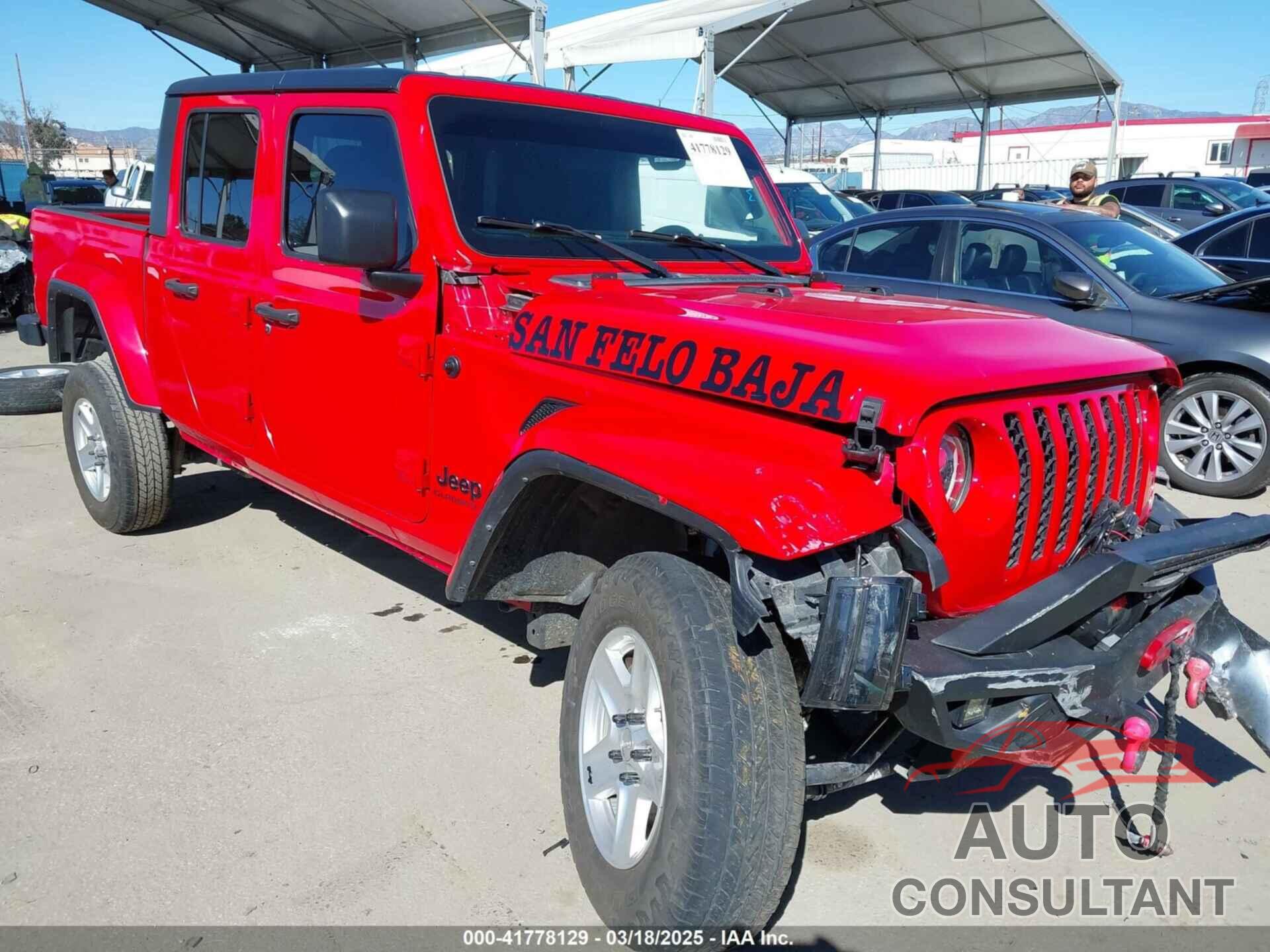 JEEP GLADIATOR 2022 - 1C6HJTAG0NL180848