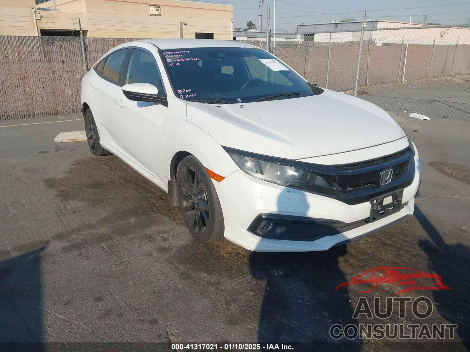 HONDA CIVIC 2019 - 2HGFC2F81KH536806