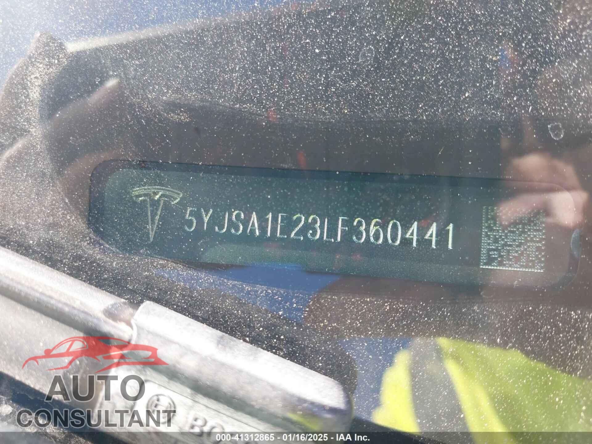 TESLA MODEL S 2020 - 5YJSA1E23LF360441