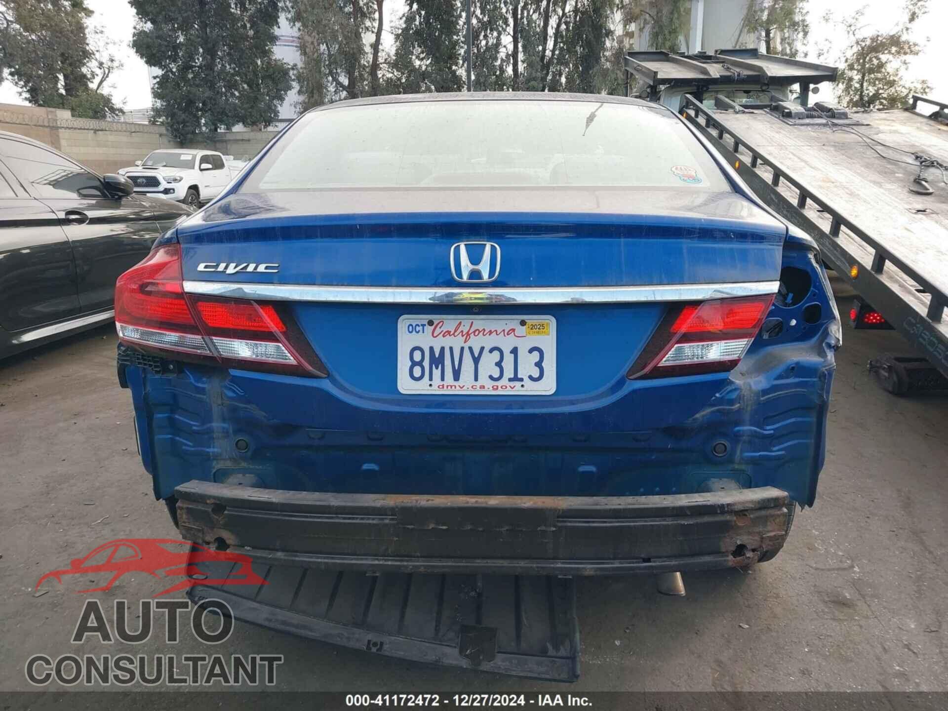 HONDA CIVIC 2013 - 19XFB2F55DE001029