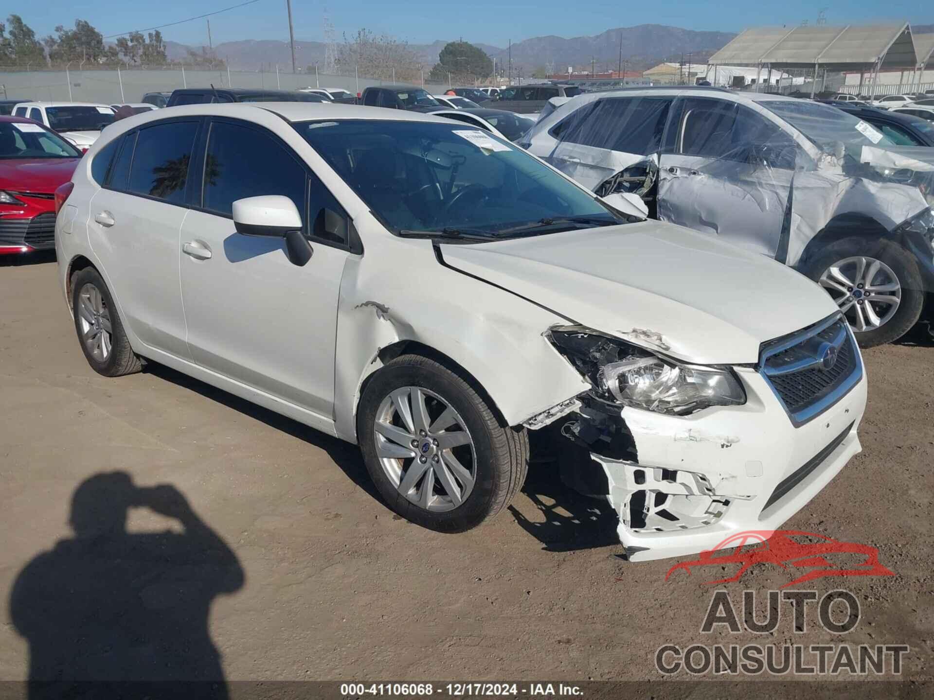 SUBARU IMPREZA 2016 - JF1GPAB61G8246798