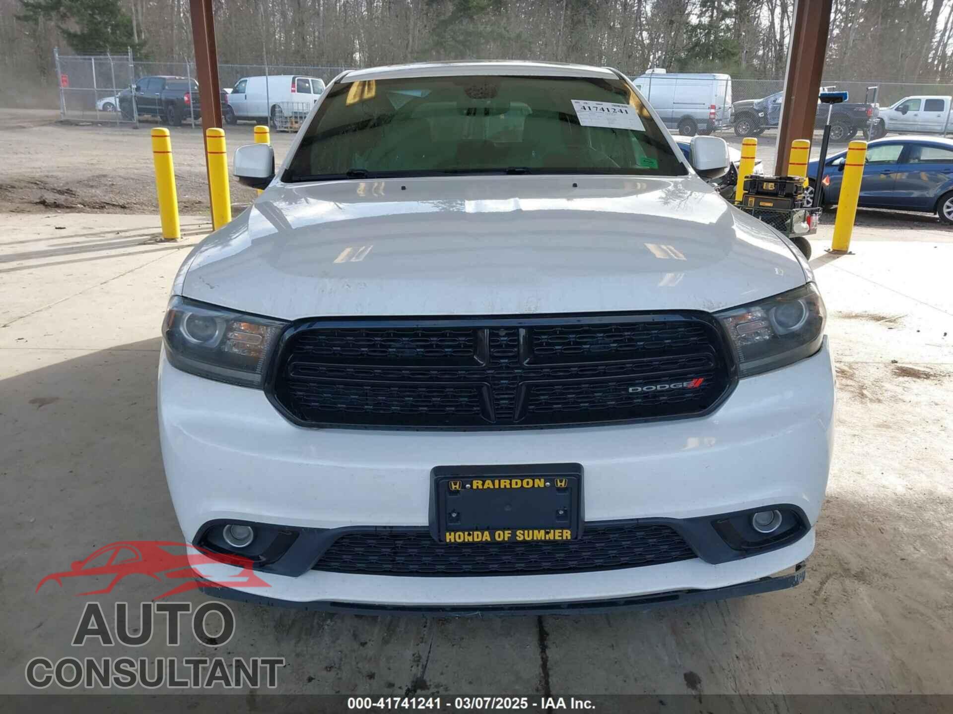 DODGE DURANGO 2017 - 1C4SDJCT1HC858919