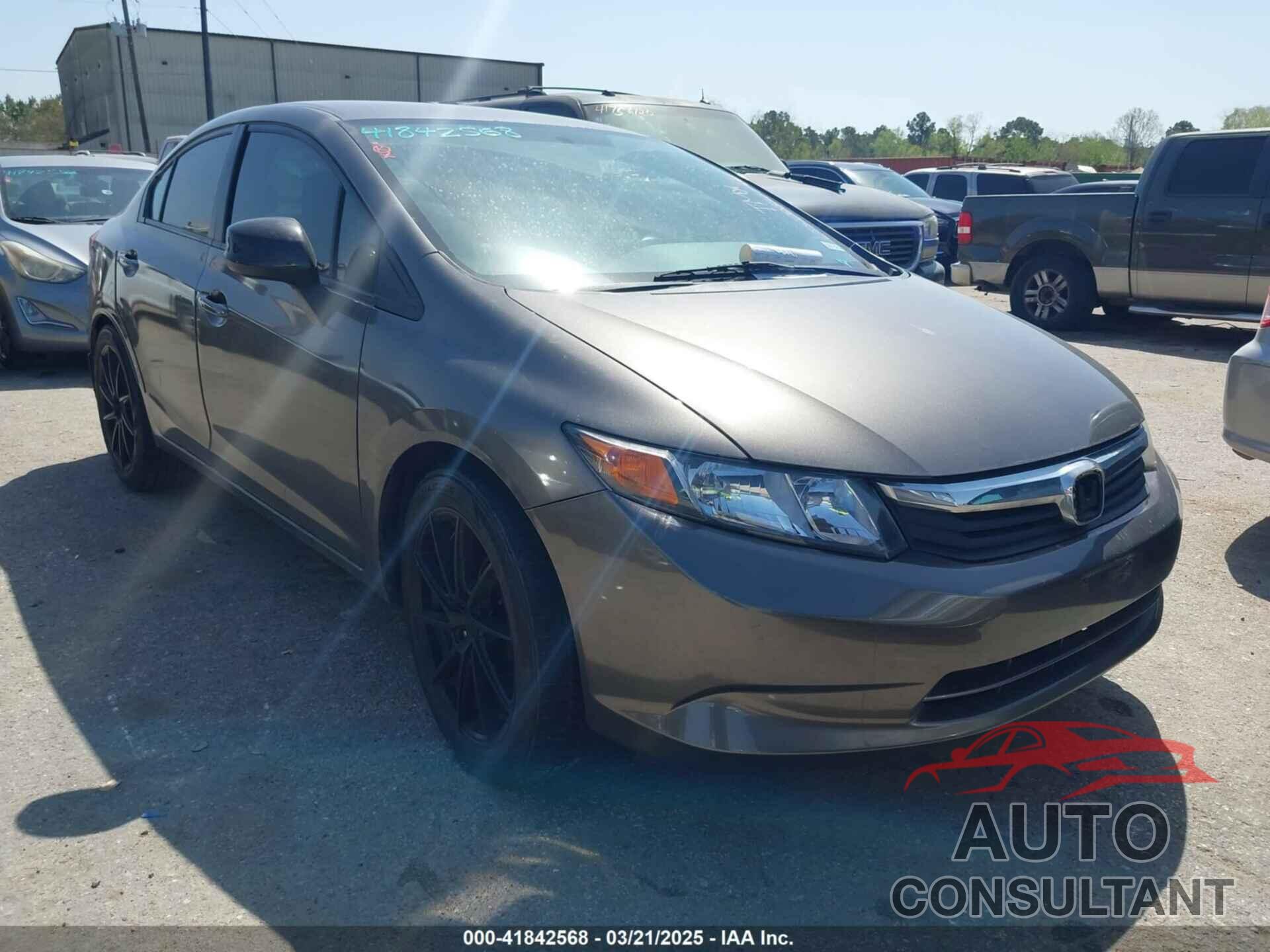 HONDA CIVIC 2012 - JHMFB2F53CS005414