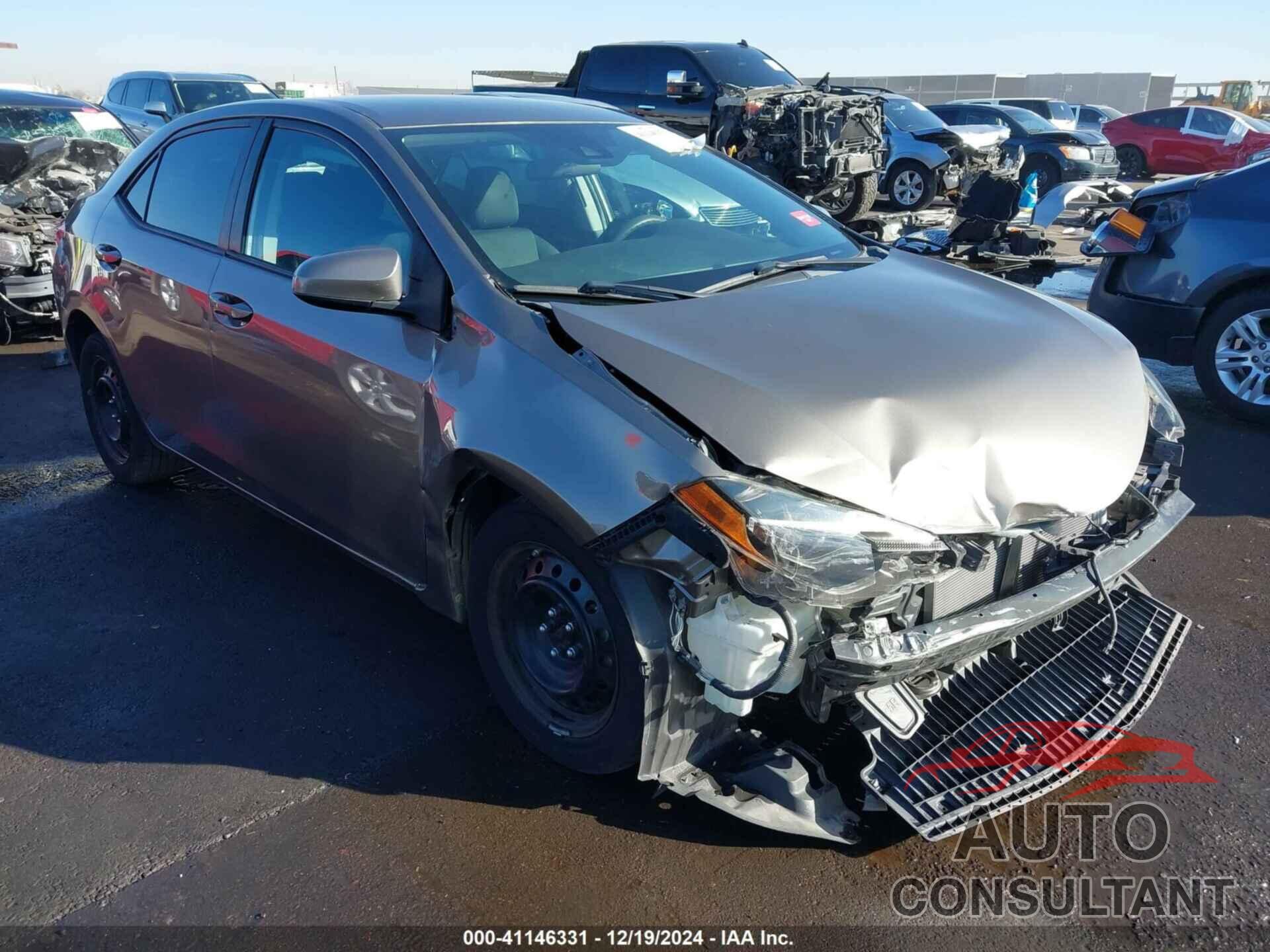 TOYOTA COROLLA 2017 - 2T1BURHE4HC939686