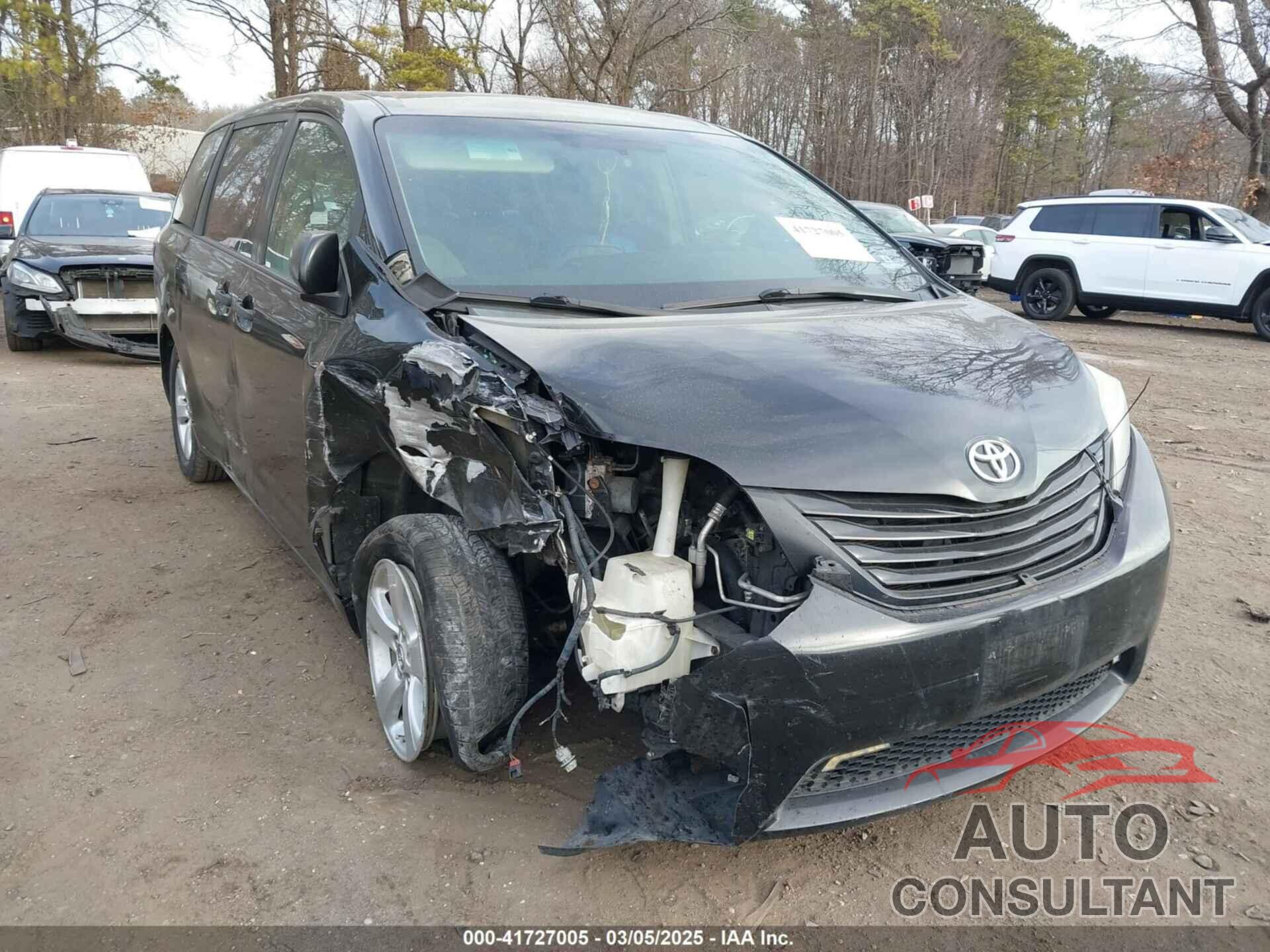 TOYOTA SIENNA 2016 - 5TDZK3DC7GS721298