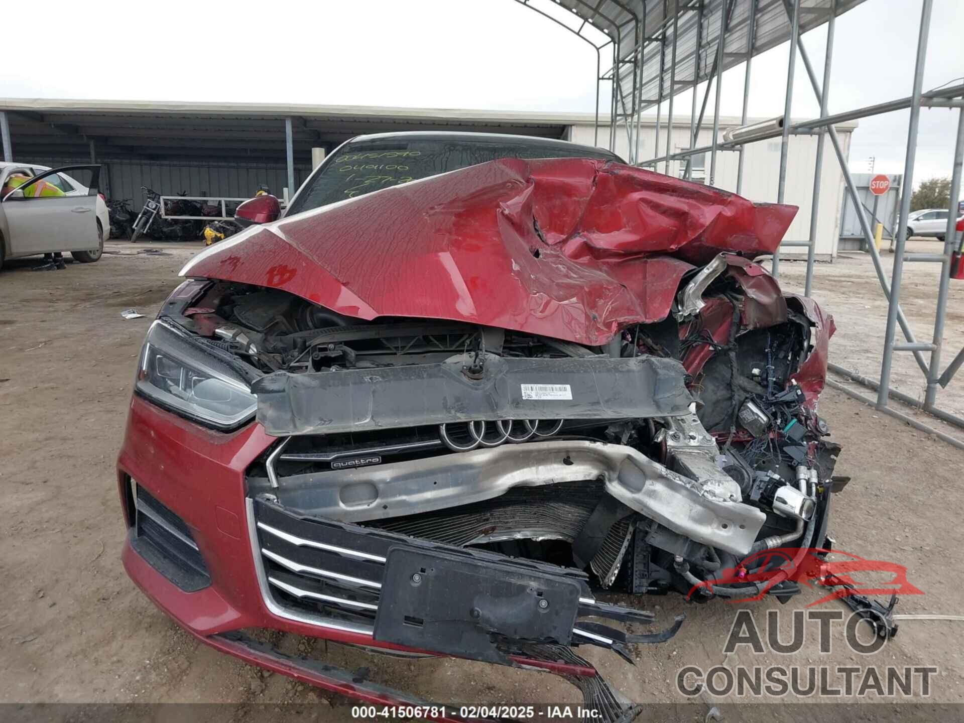 AUDI A5 2019 - WAUANCF5XKA049100