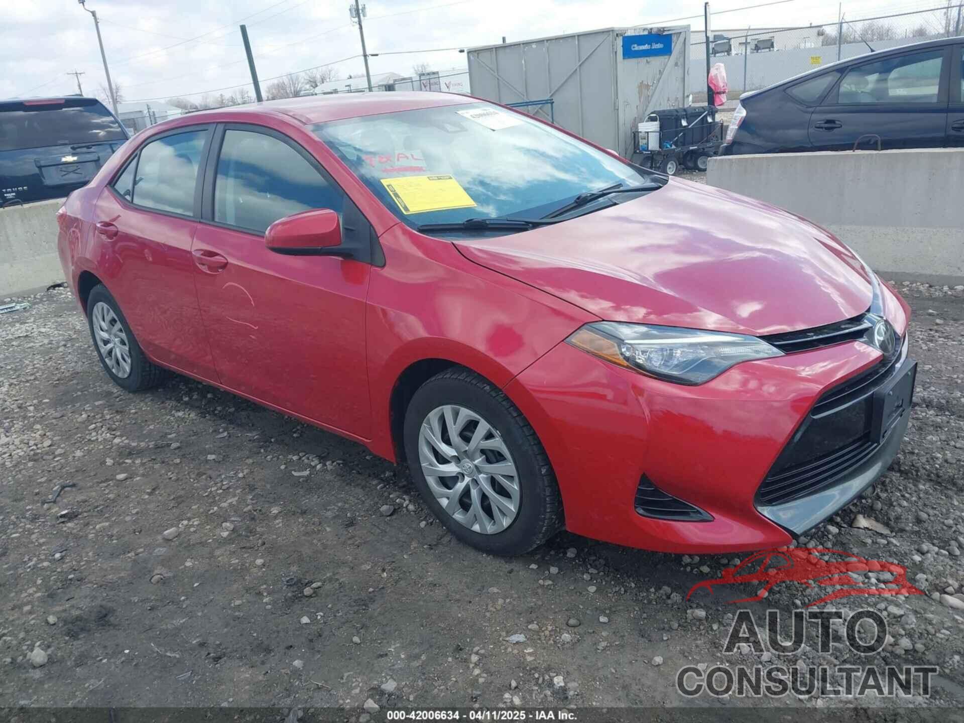 TOYOTA COROLLA 2017 - 2T1BURHE5HC844361