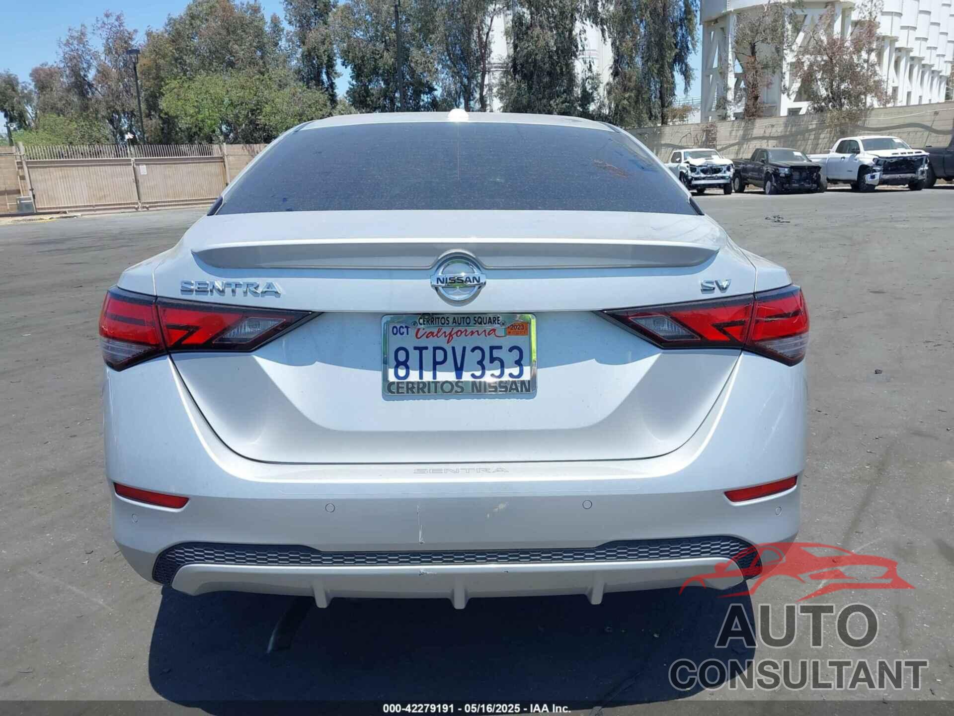 NISSAN SENTRA 2020 - 3N1AB8CV9LY286528