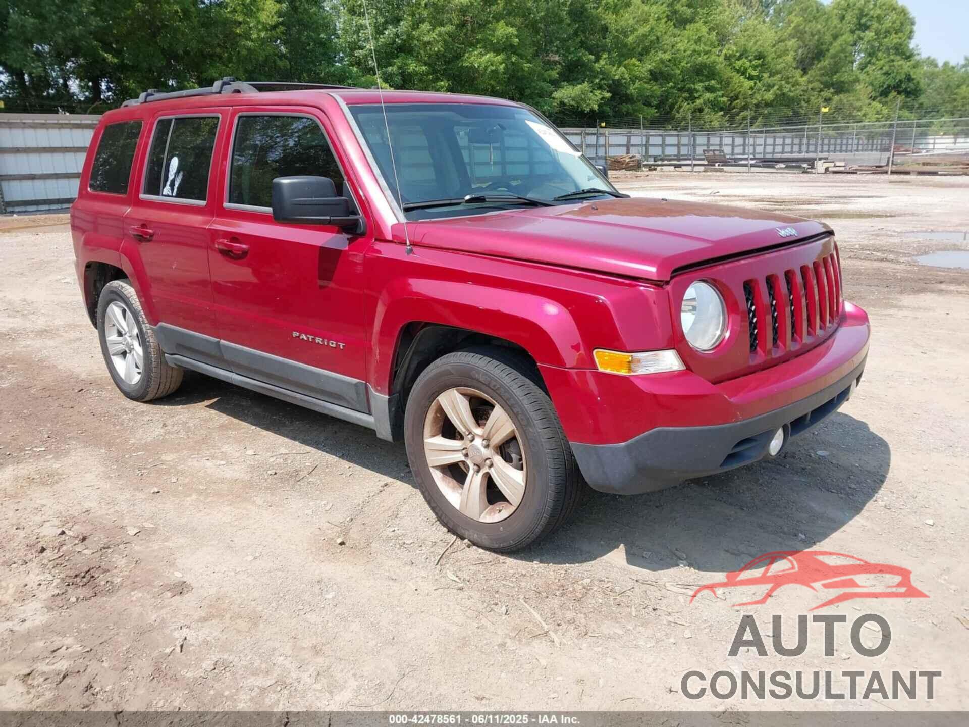JEEP PATRIOT 2012 - 1C4NJPFAXCD707065
