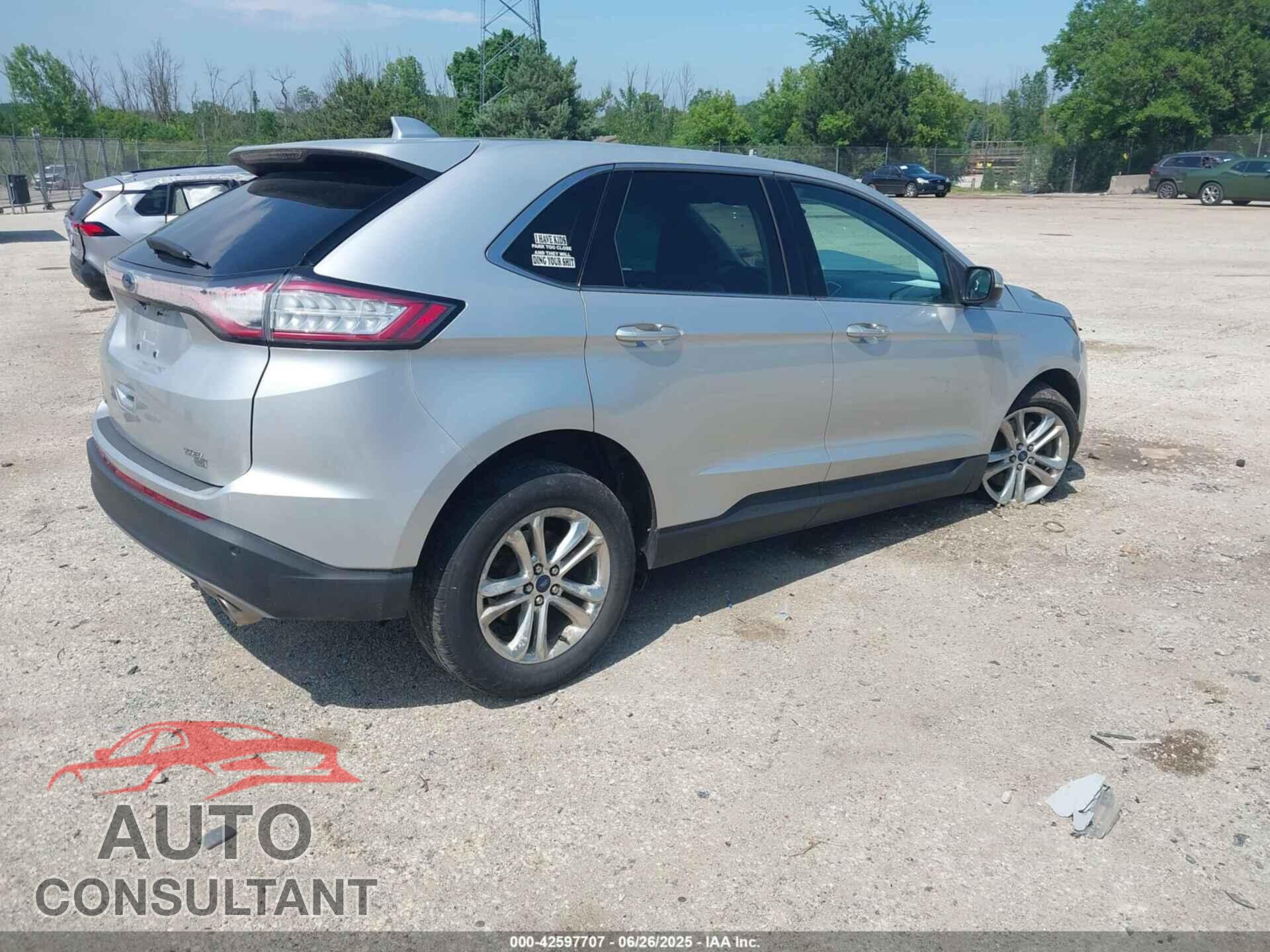 FORD EDGE 2015 - 2FMTK4J87FBC15736