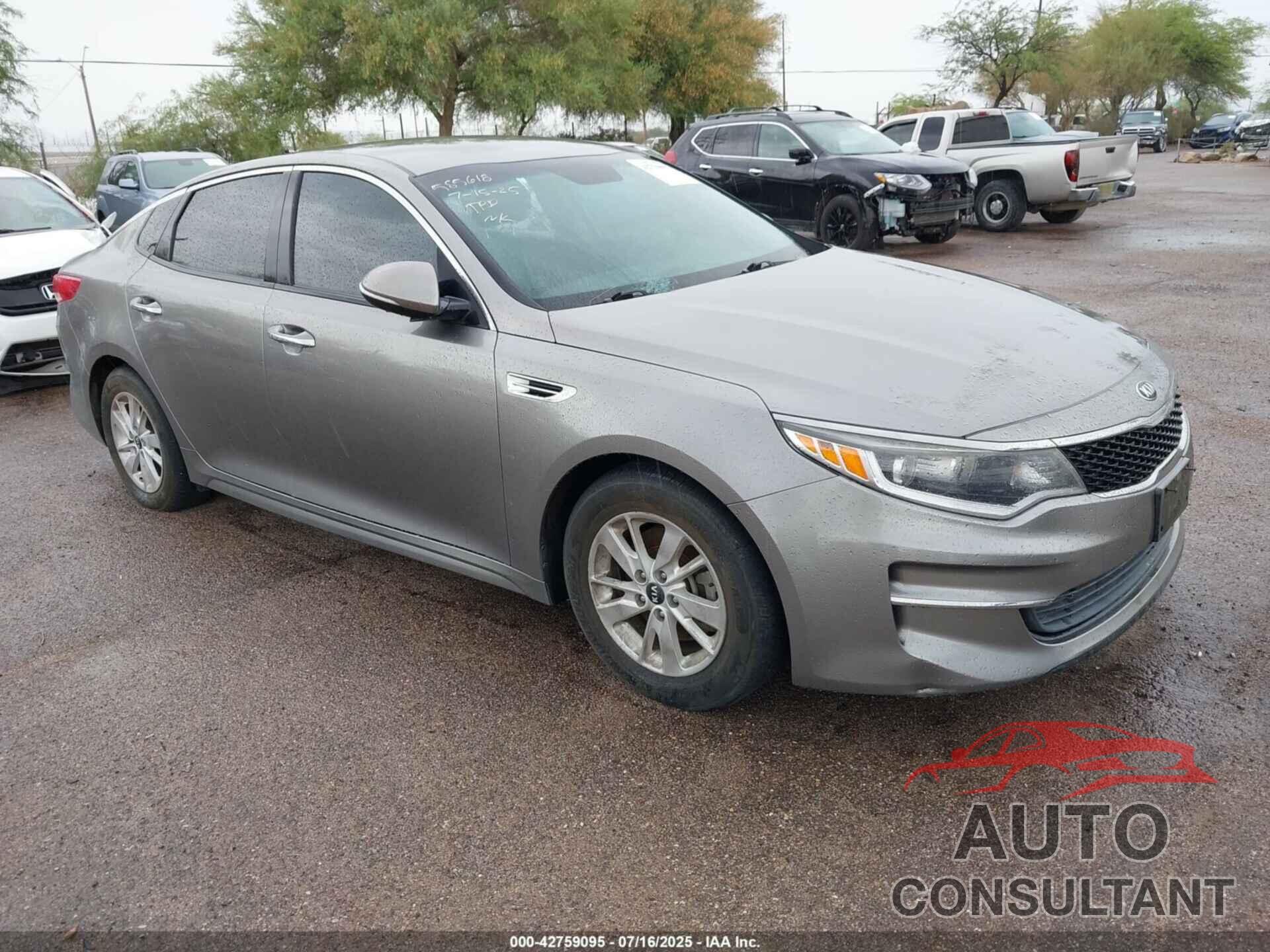KIA OPTIMA 2016 - 5XXGT4L30GG024973
