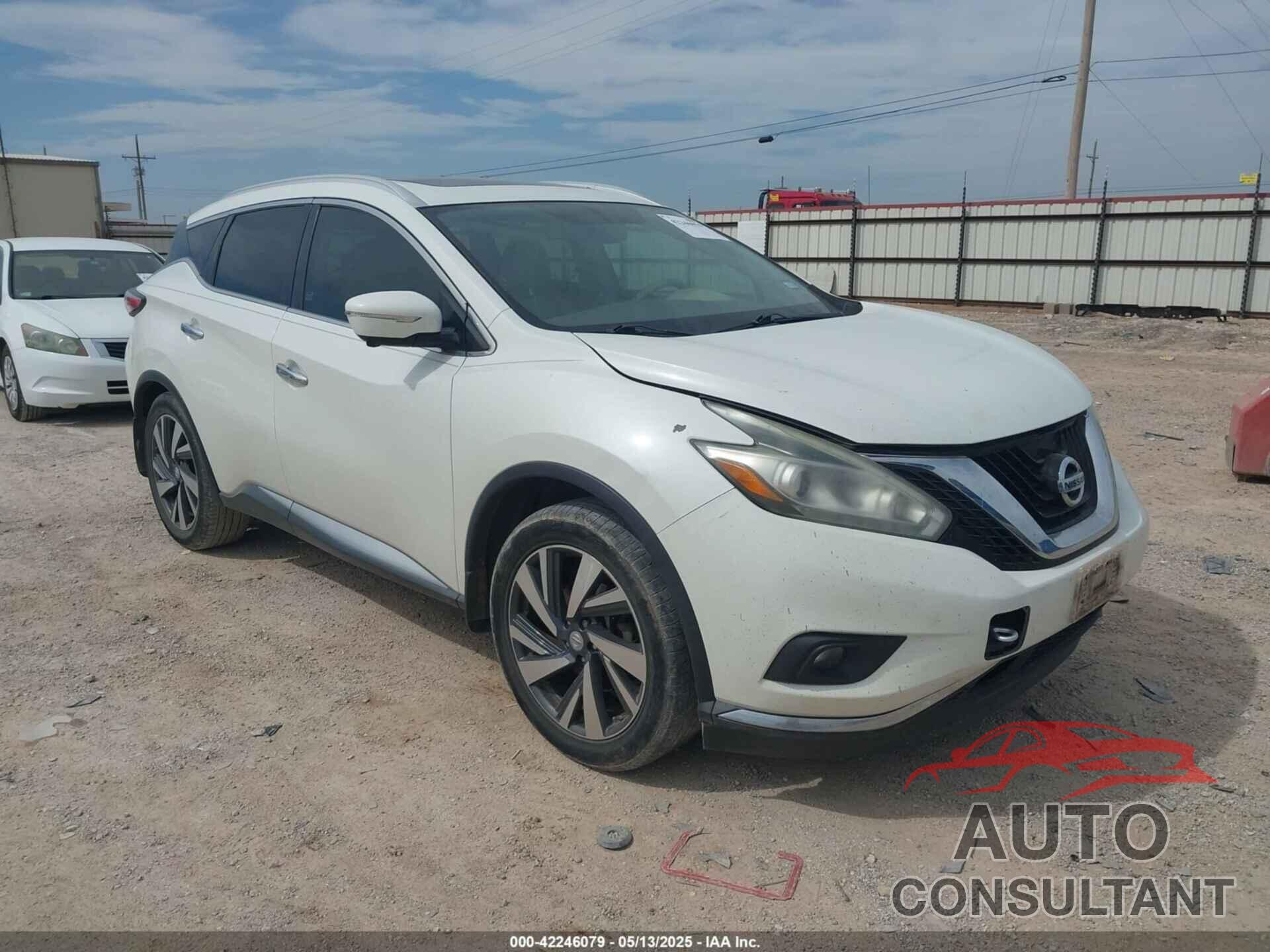 NISSAN MURANO 2015 - 5N1AZ2MG4FN262074