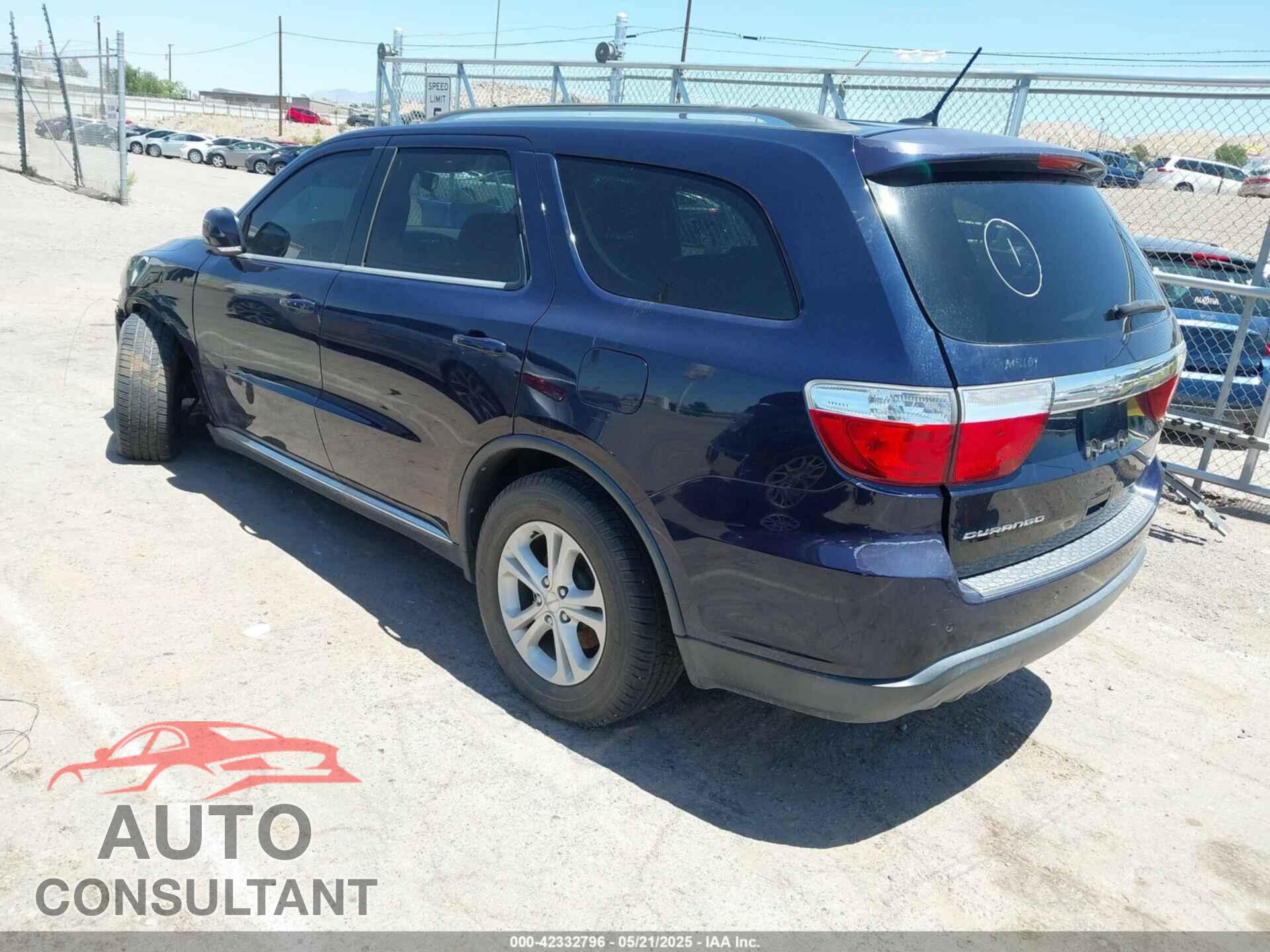 DODGE DURANGO 2012 - 1C4RDHDGOCC321928