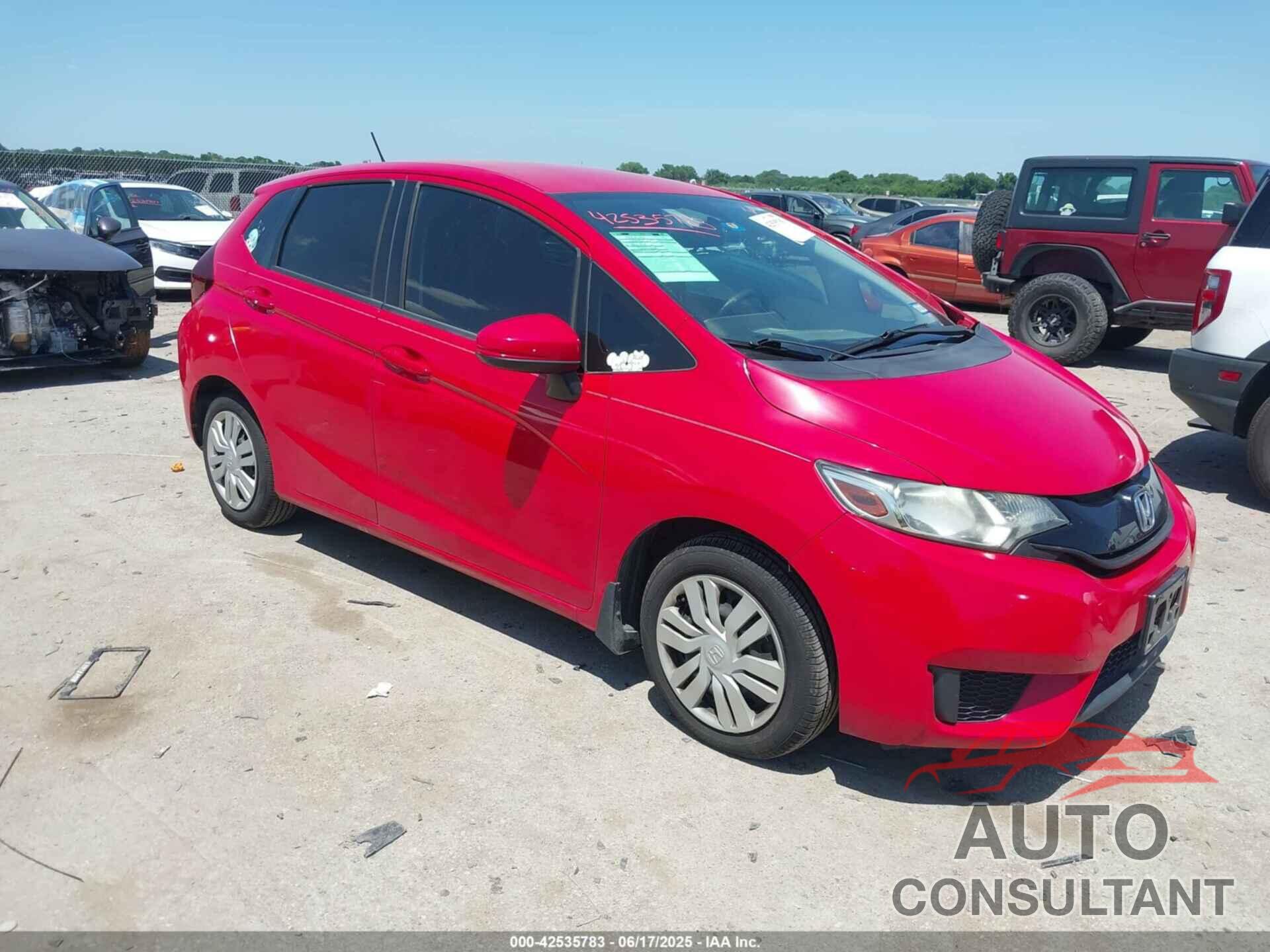 HONDA FIT 2016 - JHMGK5H55GX037969