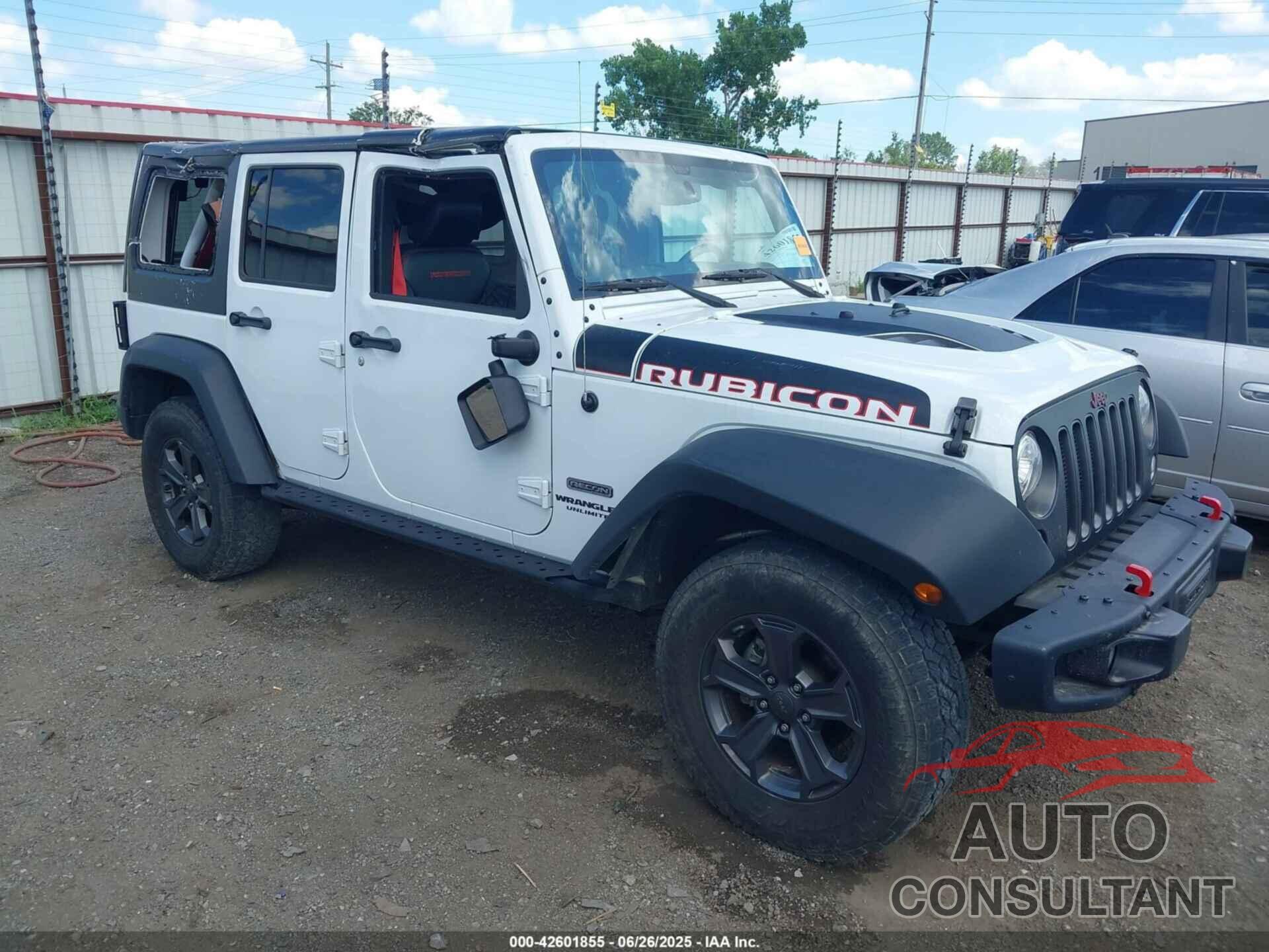 JEEP WRANGLER UNLIMITED 2017 - 1C4BJWFG1HL693572
