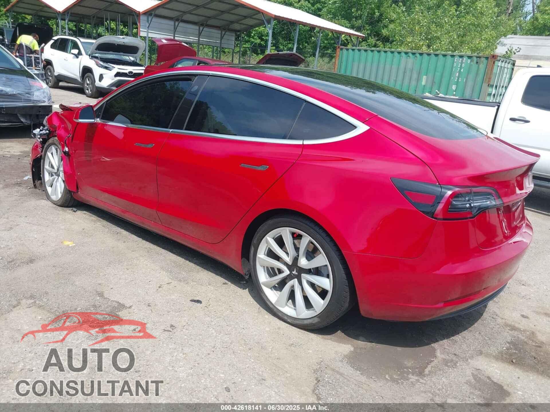 TESLA MODEL 3 2018 - 5YJ3E1EB9JF087933