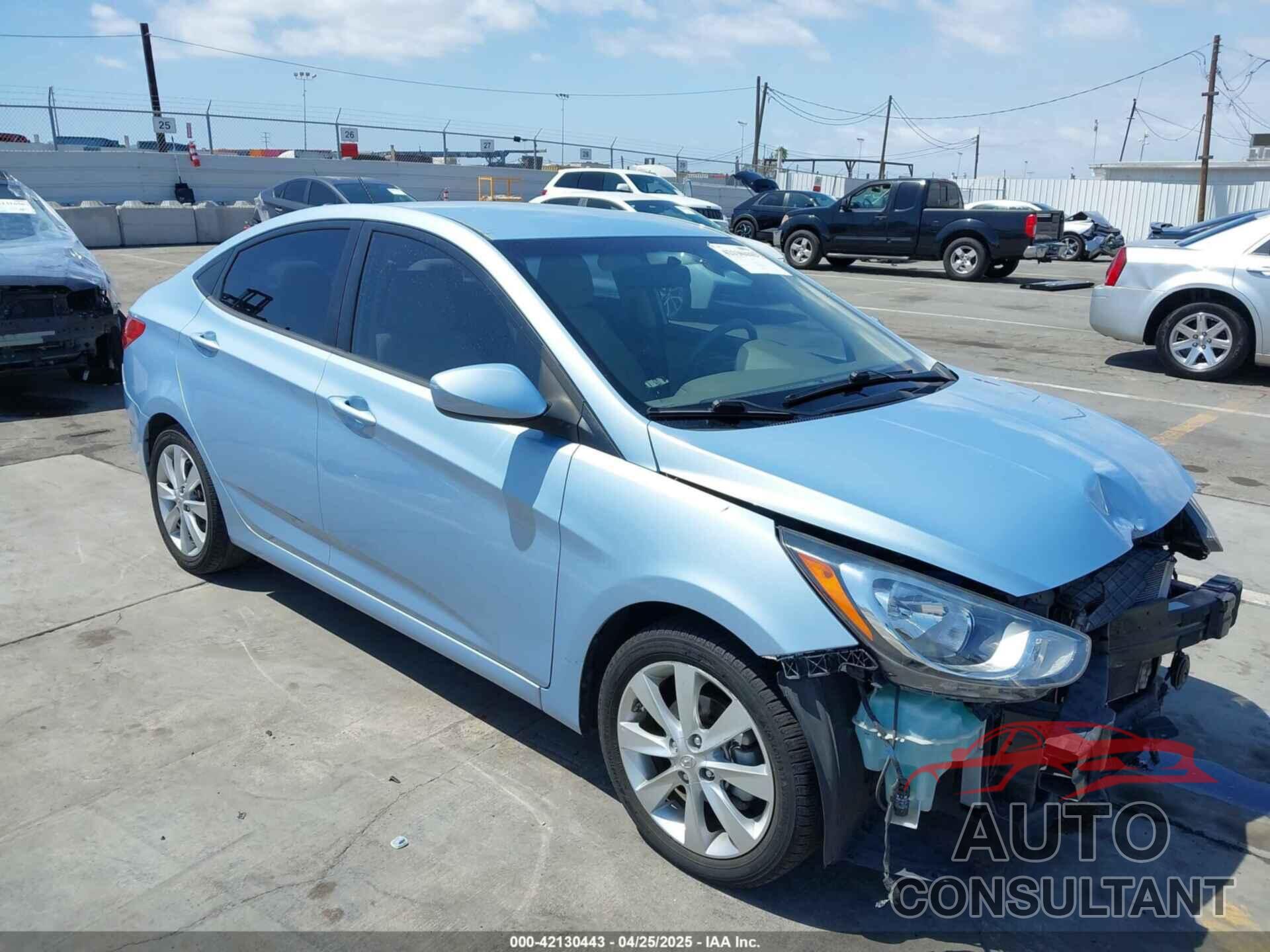 HYUNDAI ACCENT 2012 - KMHCU4AE1CU057299