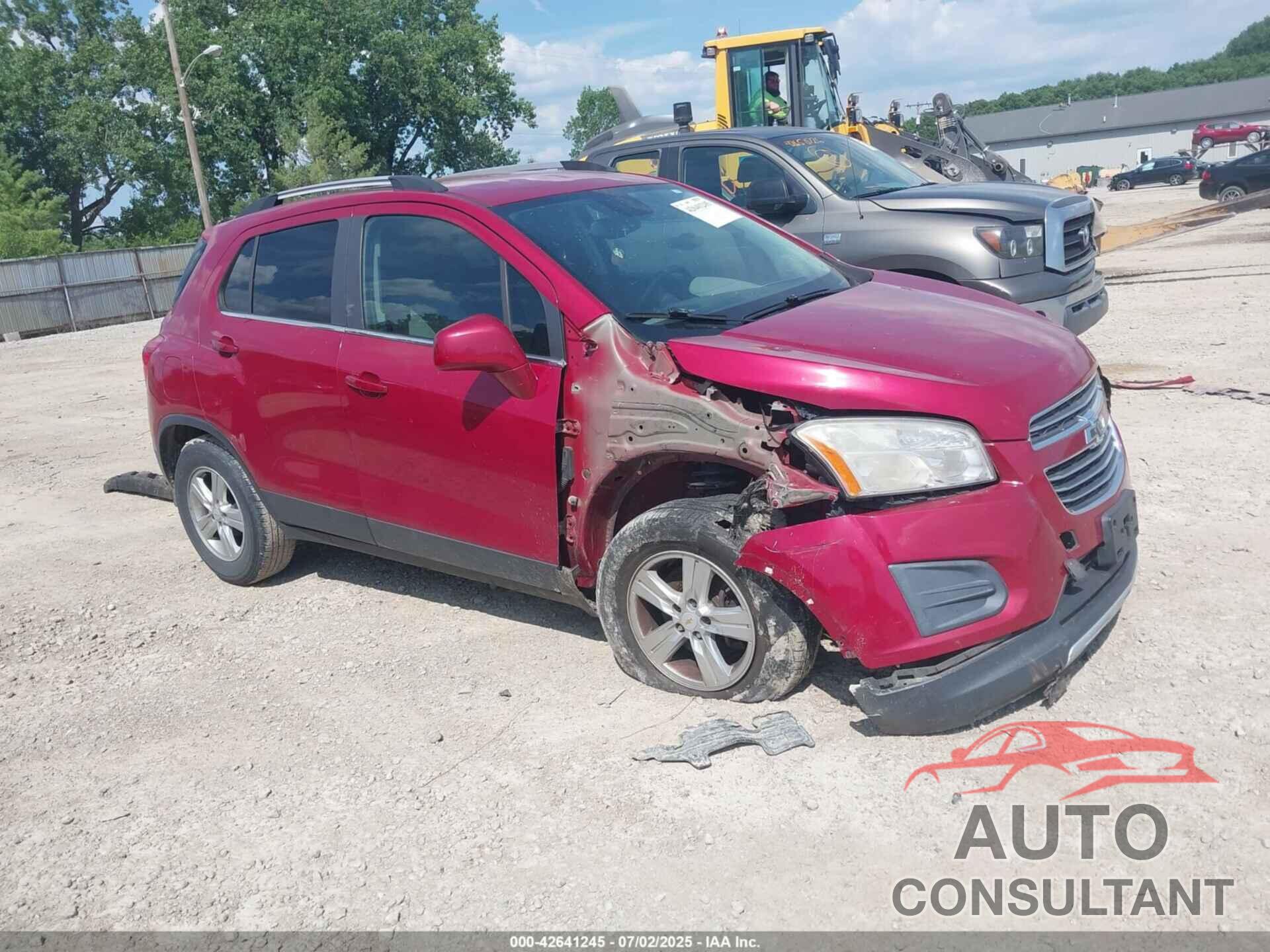 CHEVROLET TRAX 2015 - KL7CJLSB2FB255902
